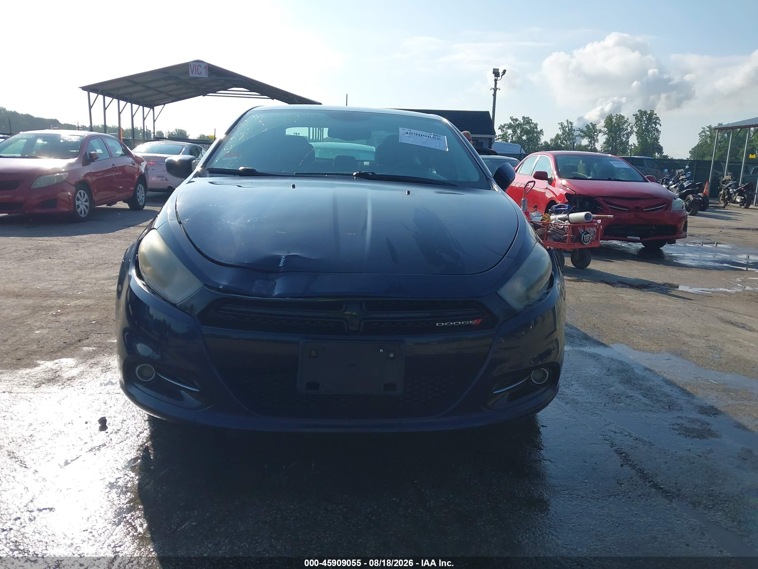 2013 Dodge Dart Sxt Синий vin: 1C3CDFBA8DD336833