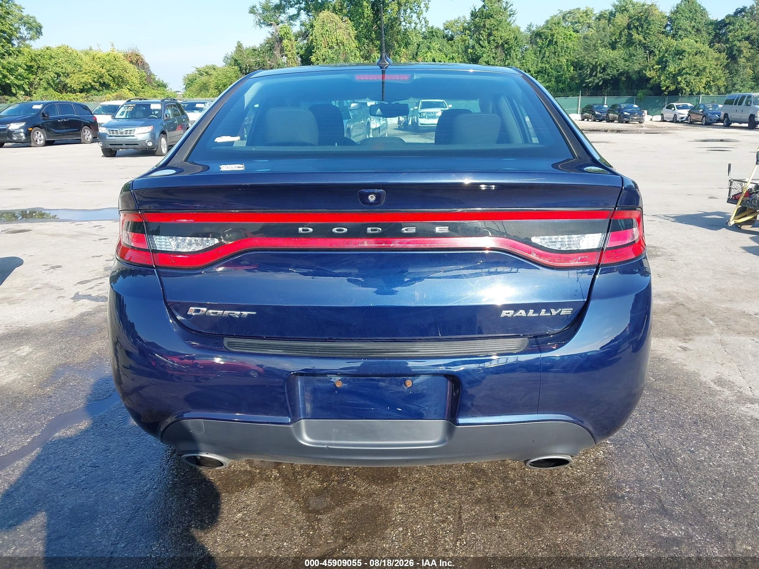 2013 Dodge Dart Sxt Синий vin: 1C3CDFBA8DD336833