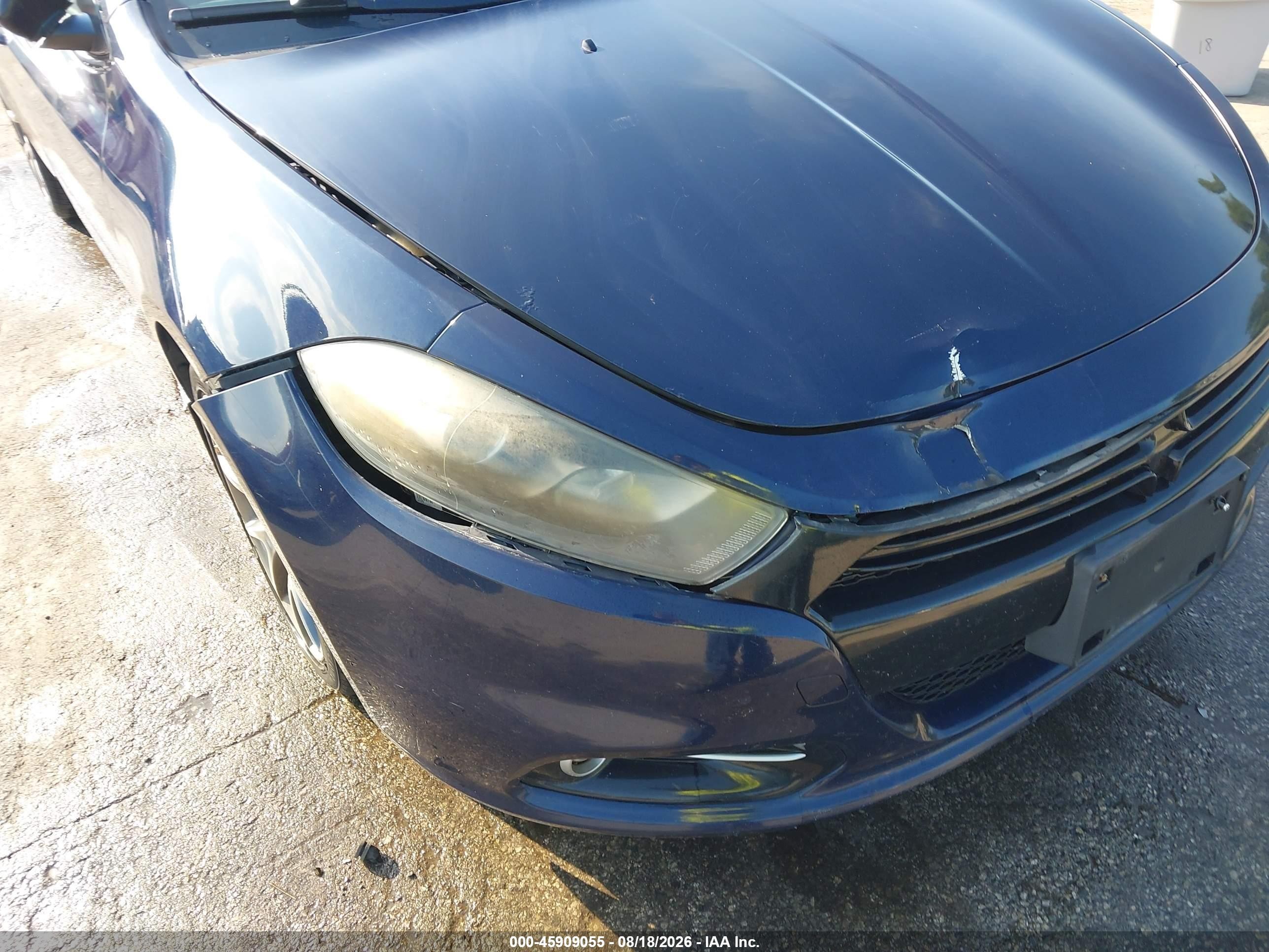 2013 Dodge Dart Sxt Синий vin: 1C3CDFBA8DD336833