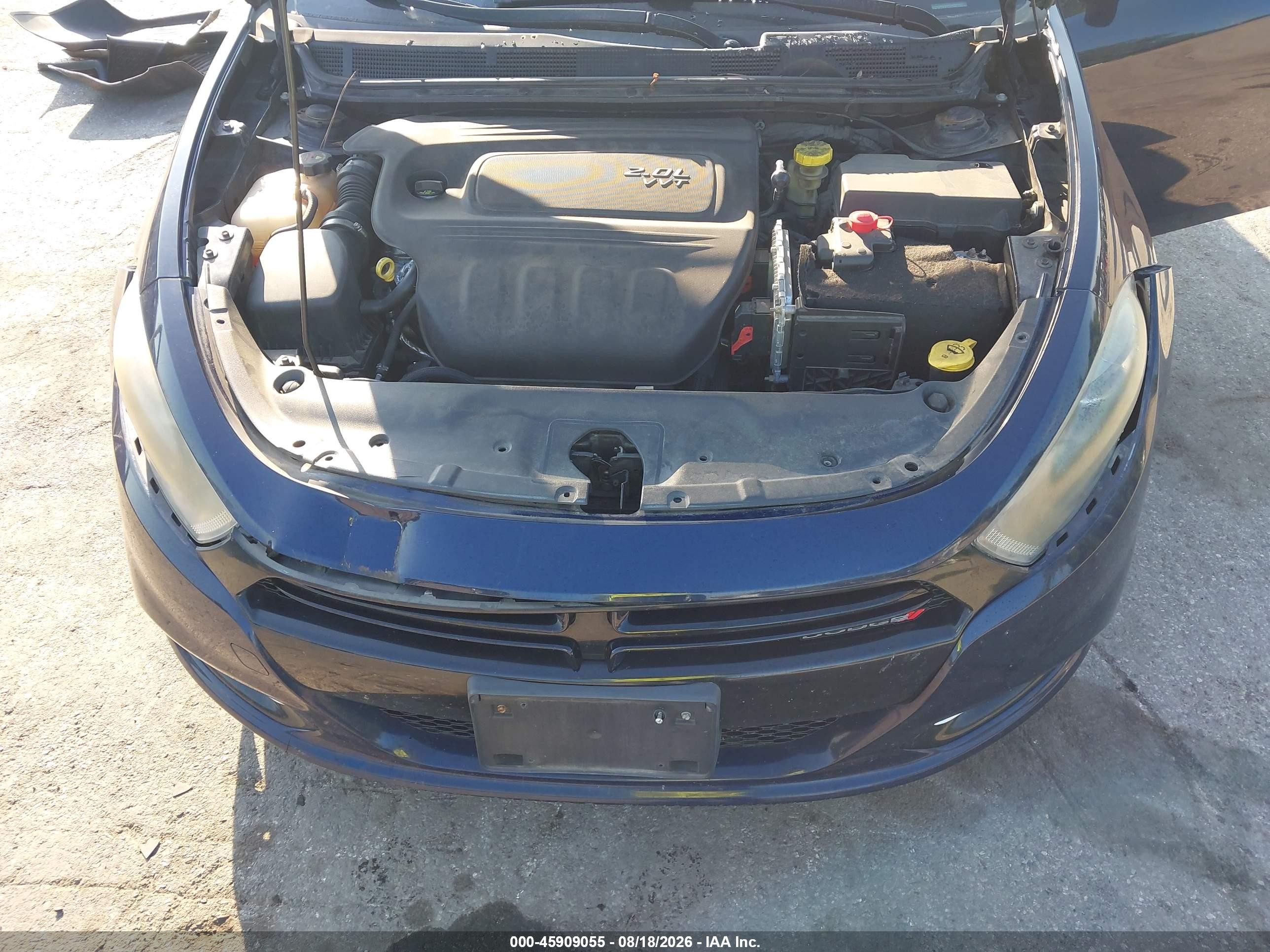2013 Dodge Dart Sxt Синий vin: 1C3CDFBA8DD336833