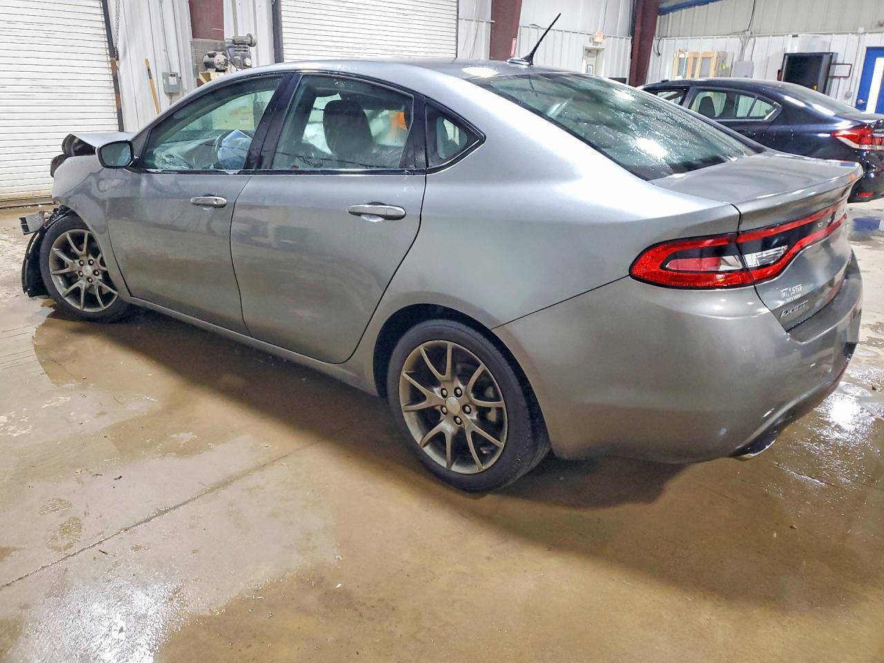 2013 Dodge Dart Sxt Silver vin: 1C3CDFBA8DD345547