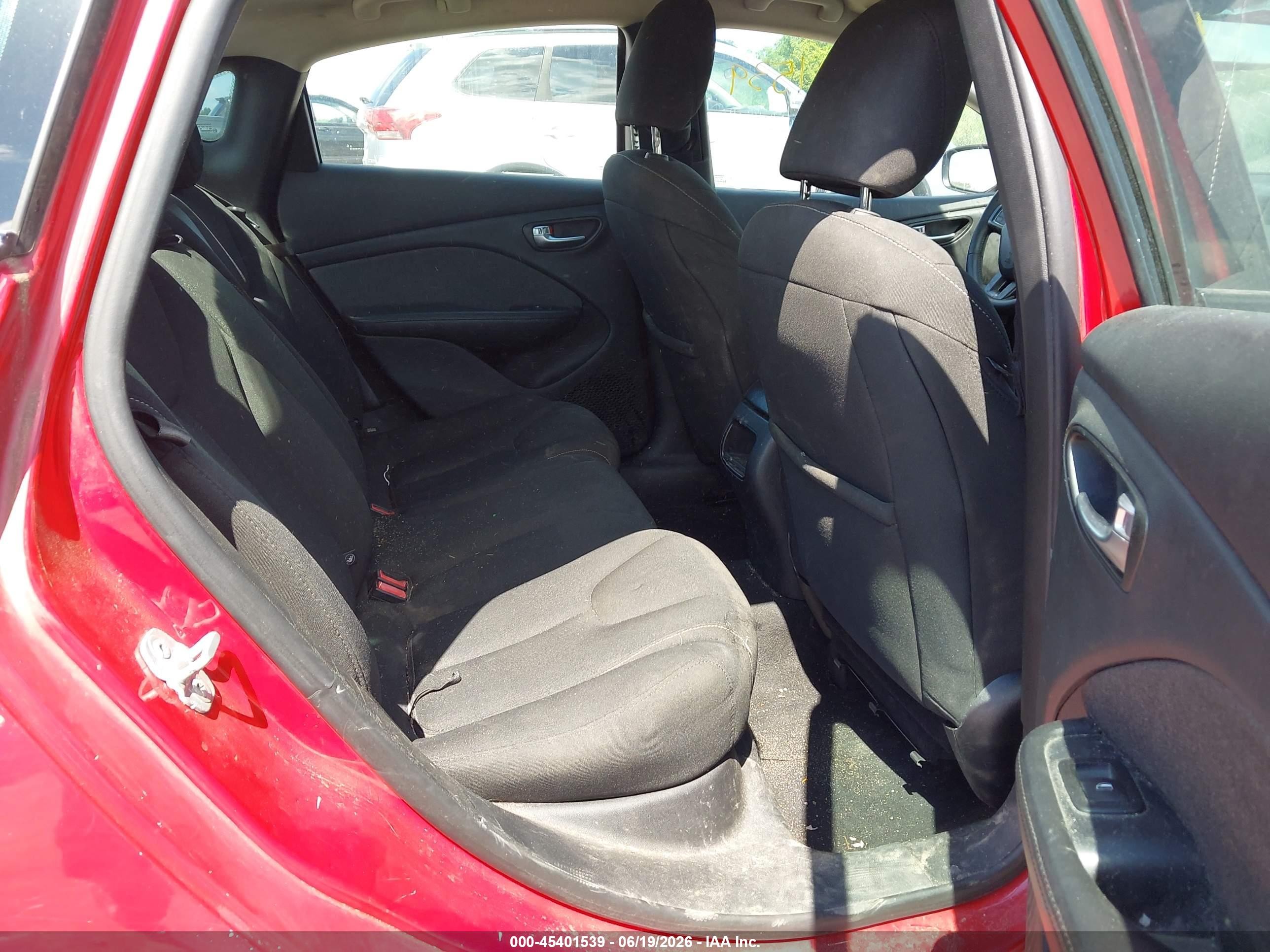 2013 Dodge Dart Sxt Red vin: 1C3CDFBA8DD347654