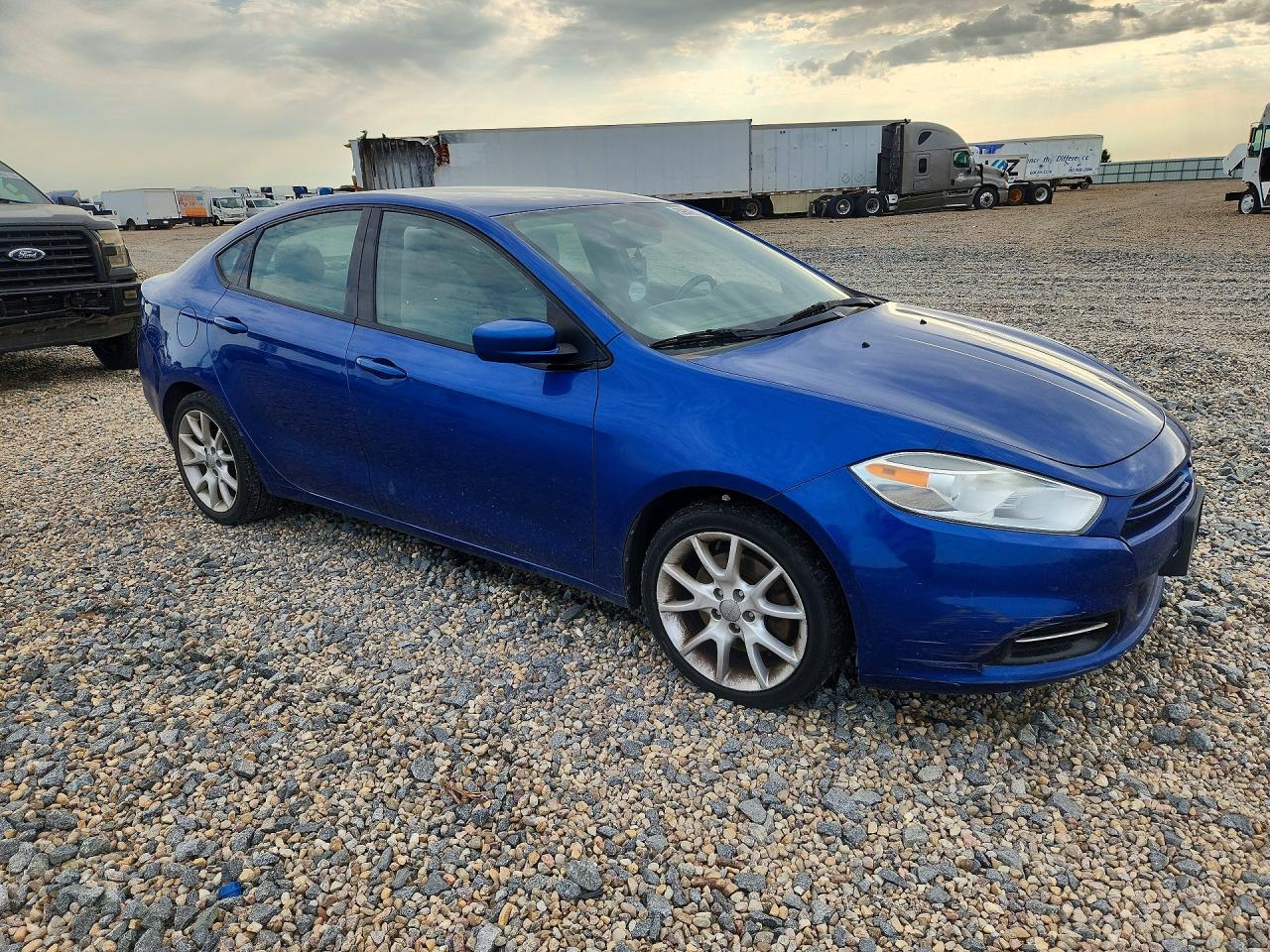 2013 Dodge Dart Sxt Blue vin: 1C3CDFBA9DD110025