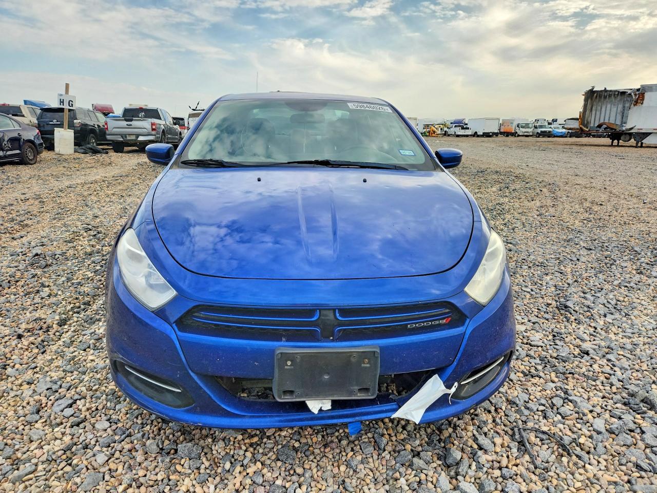 2013 Dodge Dart Sxt Blue vin: 1C3CDFBA9DD110025