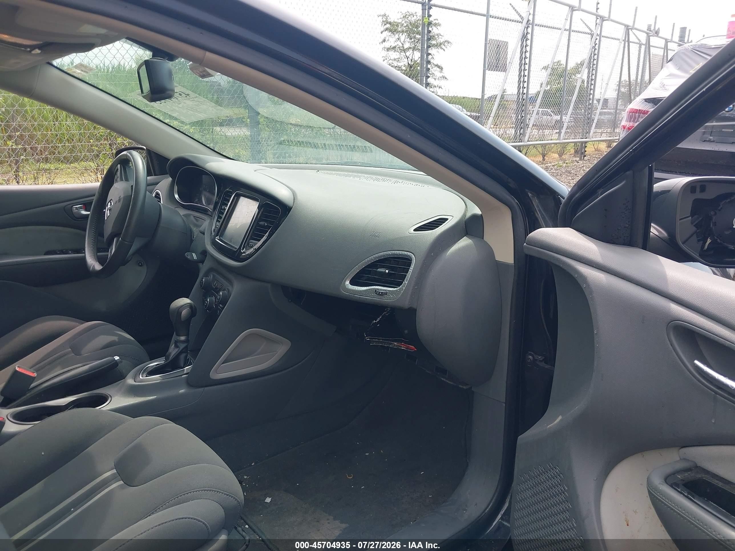 2013 Dodge Dart Rallye Черный vin: 1C3CDFBA9DD176008