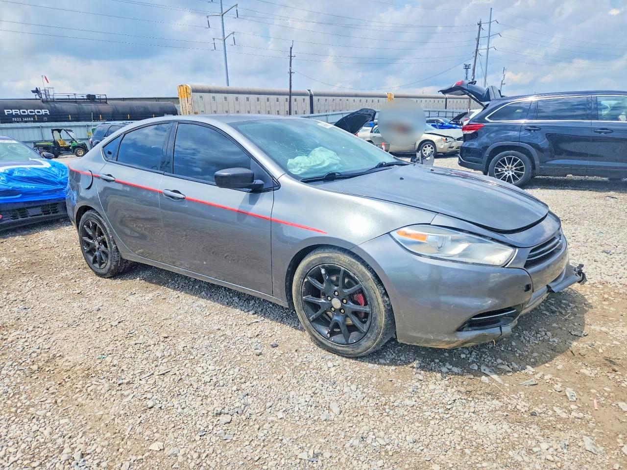2013 Dodge Dart Sxt Gray vin: 1C3CDFBA9DD261110