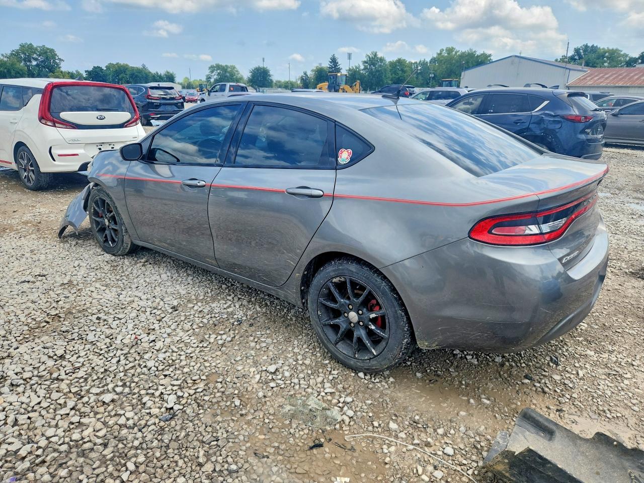 2013 Dodge Dart Sxt Gray vin: 1C3CDFBA9DD261110