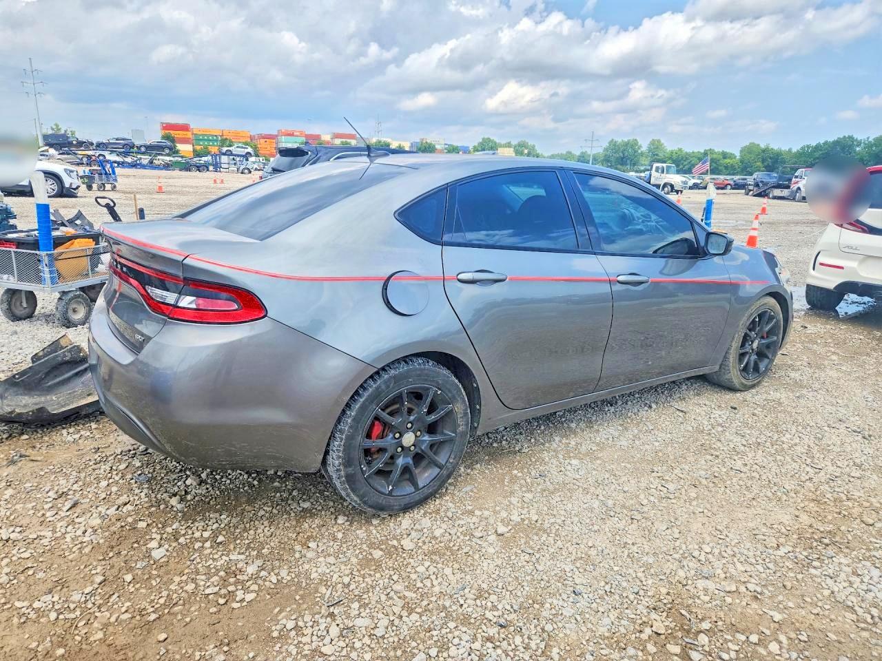 2013 Dodge Dart Sxt Gray vin: 1C3CDFBA9DD261110