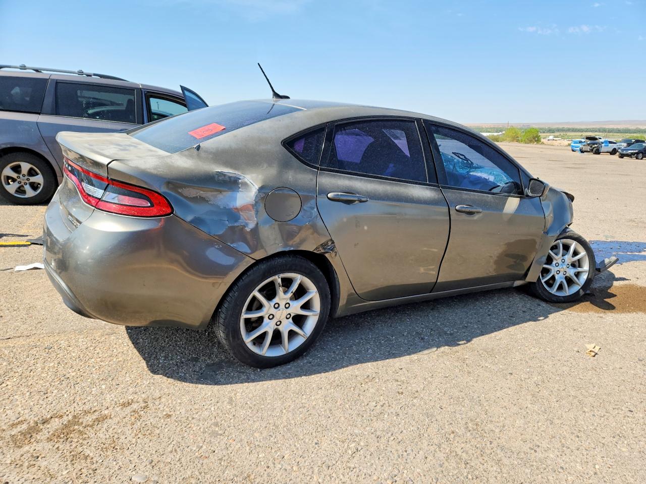 2013 Dodge Dart Sxt Gray vin: 1C3CDFBA9DD269238