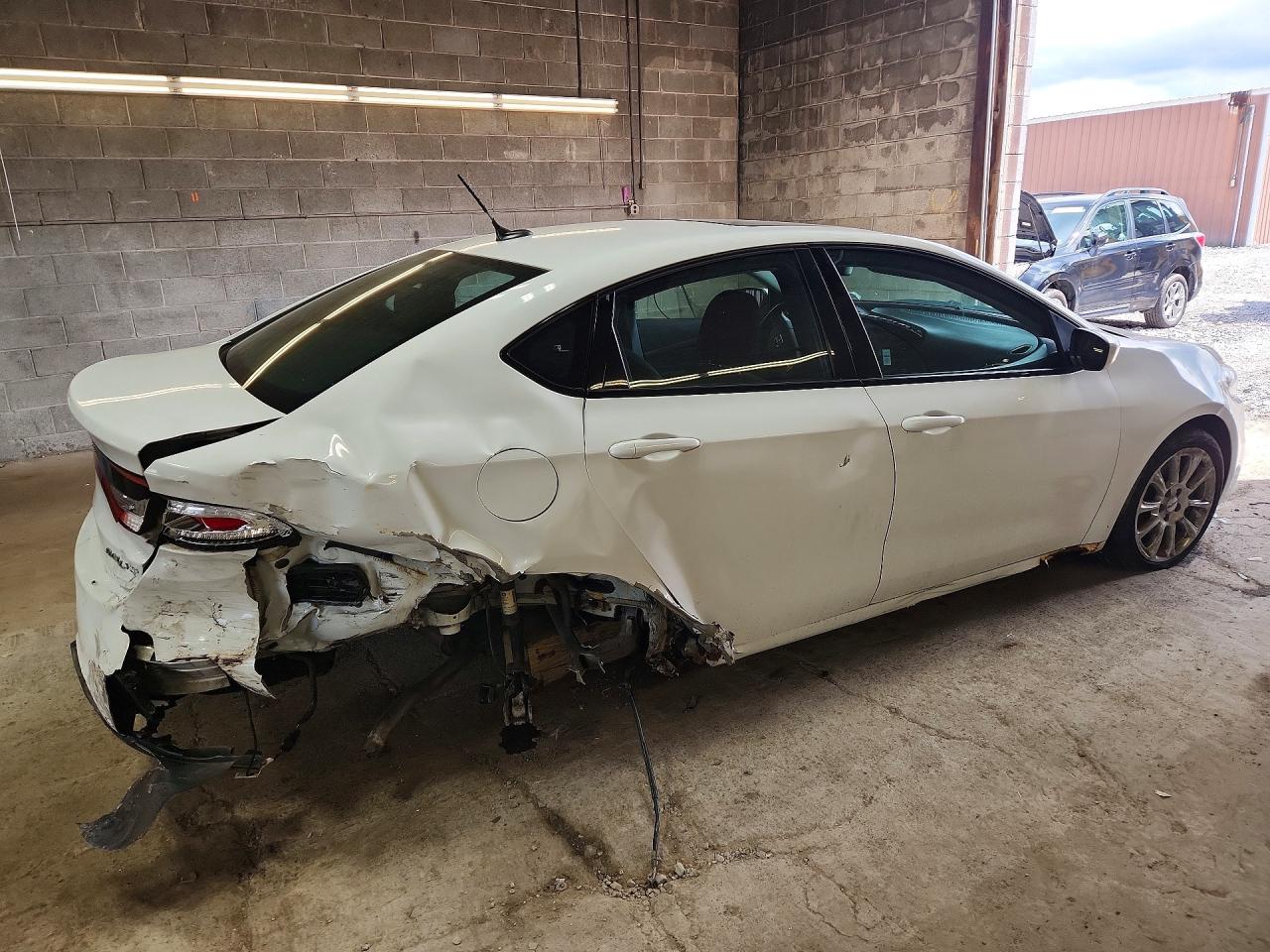 2013 Dodge Dart Sxt White vin: 1C3CDFBA9DD322360