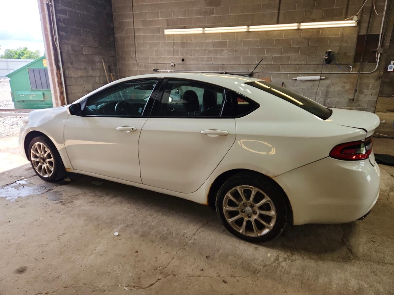 2013 Dodge Dart Sxt White vin: 1C3CDFBA9DD322360