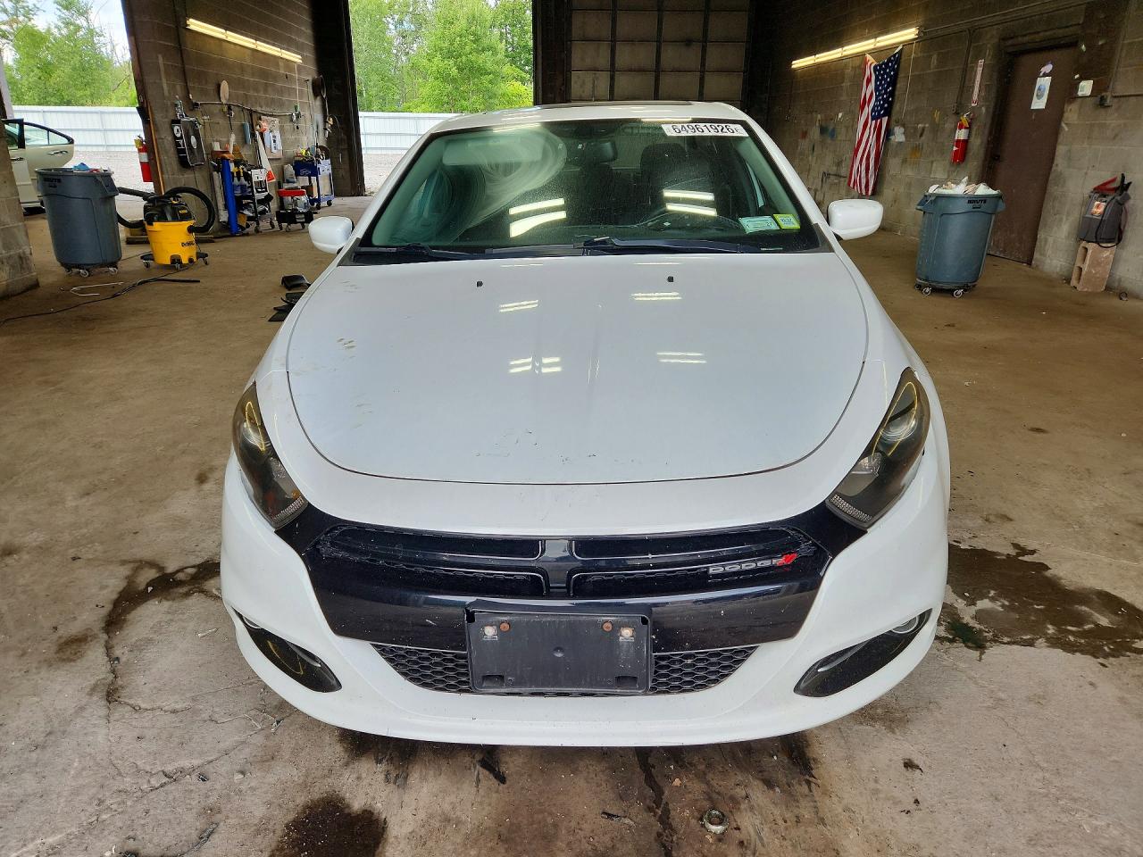 2013 Dodge Dart Sxt White vin: 1C3CDFBA9DD322360