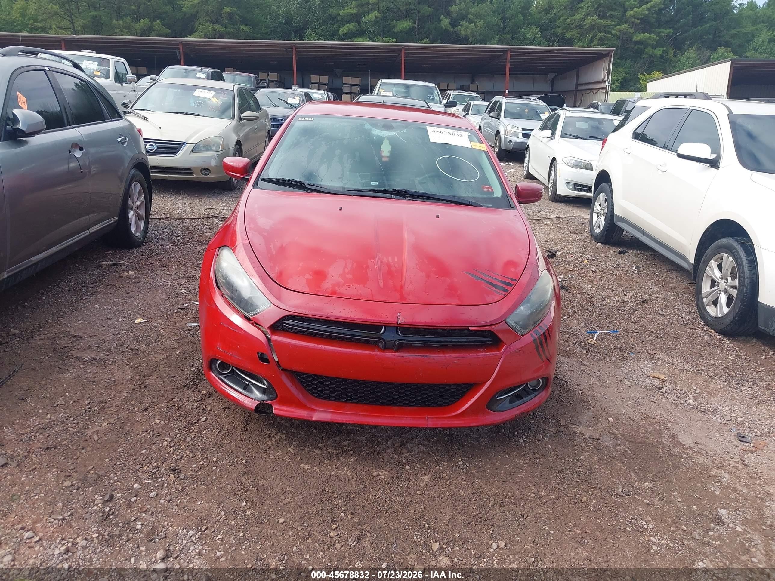 2013 Dodge Dart Sxt Red vin: 1C3CDFBA9DD329938