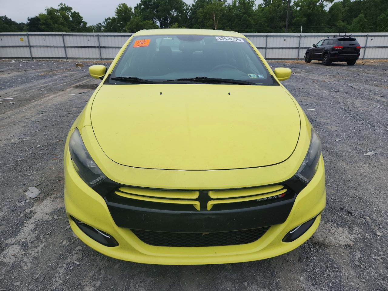 2013 Dodge Dart Sxt Yellow vin: 1C3CDFBAXDD147276