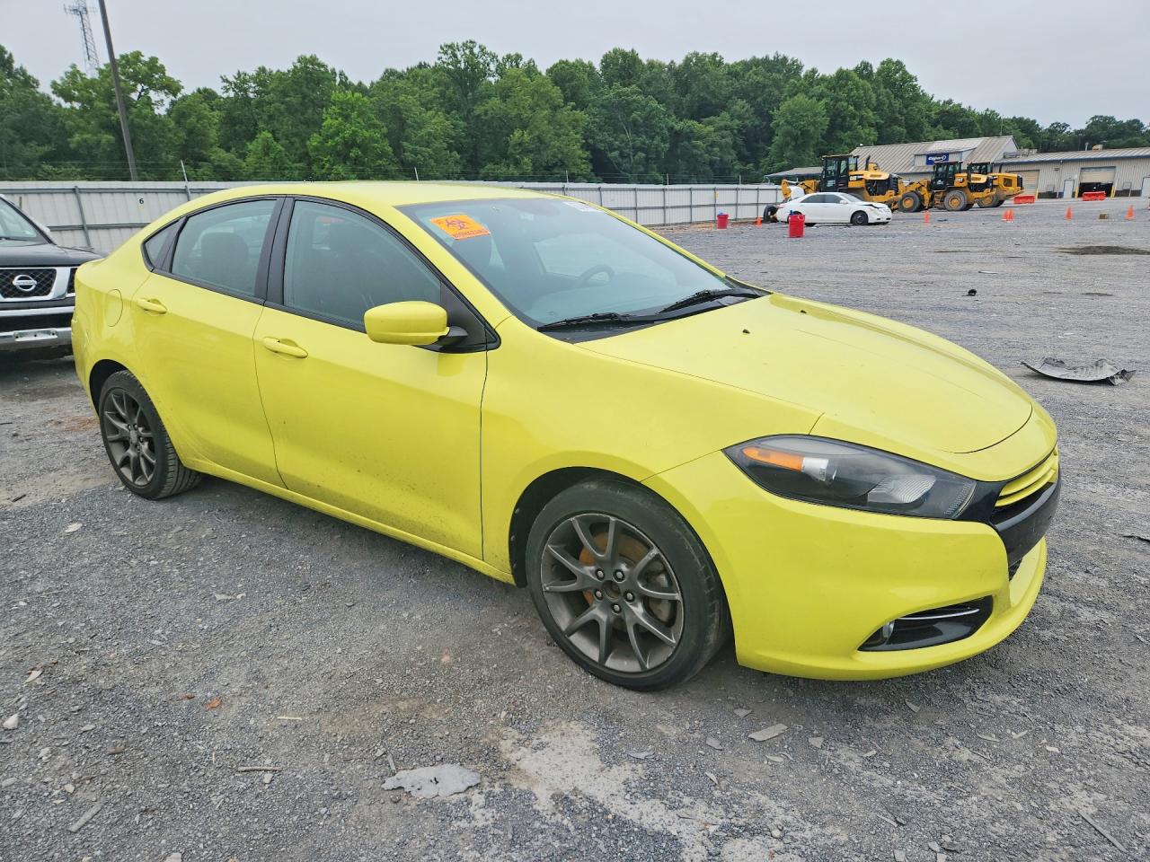 2013 Dodge Dart Sxt Yellow vin: 1C3CDFBAXDD147276
