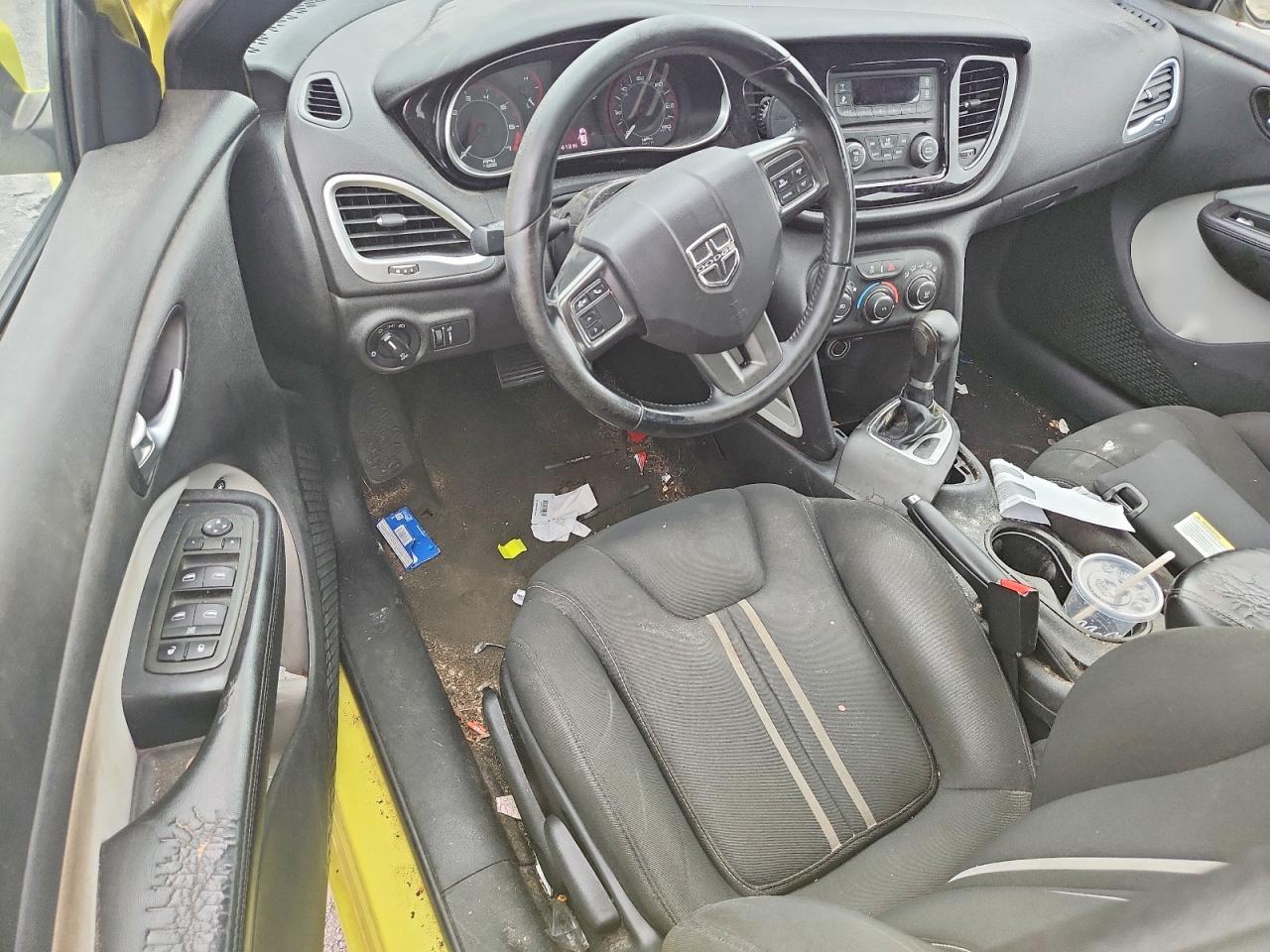 2013 Dodge Dart Sxt Yellow vin: 1C3CDFBAXDD147276