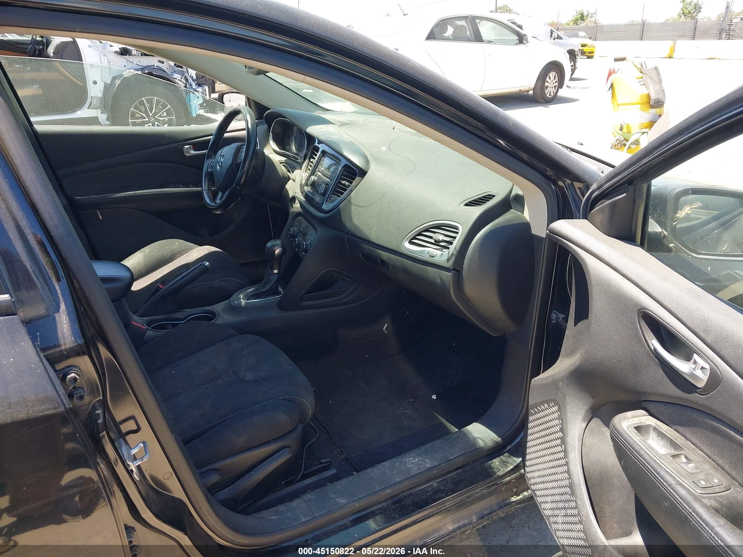 2013 Dodge Dart Sxt Black vin: 1C3CDFBAXDD194503
