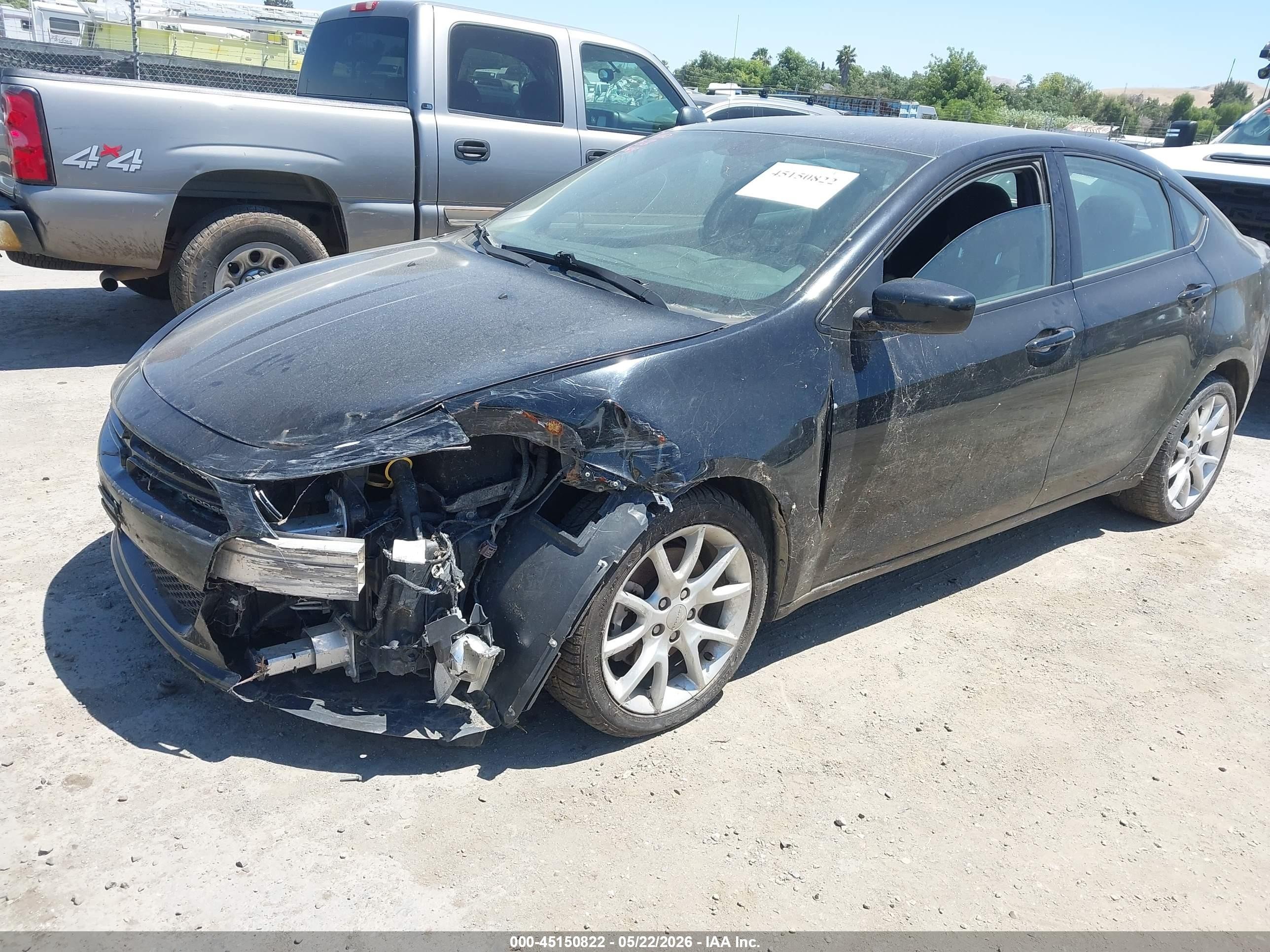2013 Dodge Dart Sxt Black vin: 1C3CDFBAXDD194503