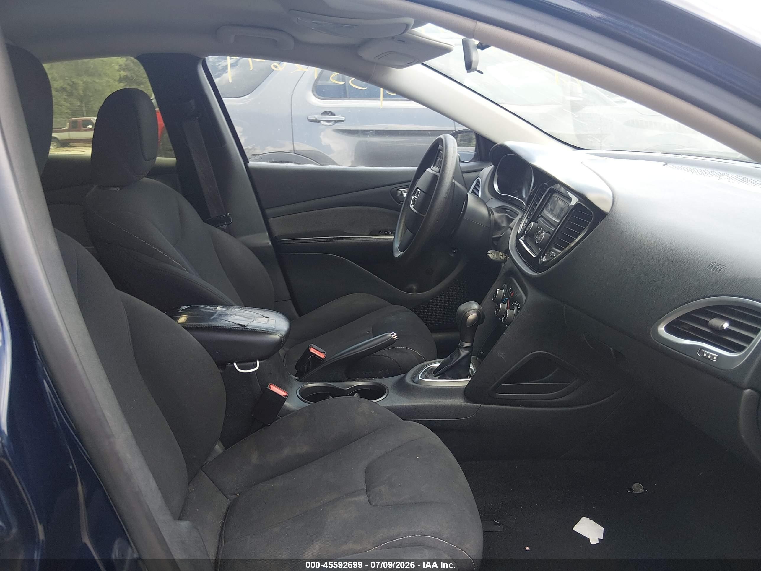 2013 Dodge Dart Sxt Blue vin: 1C3CDFBAXDD194615
