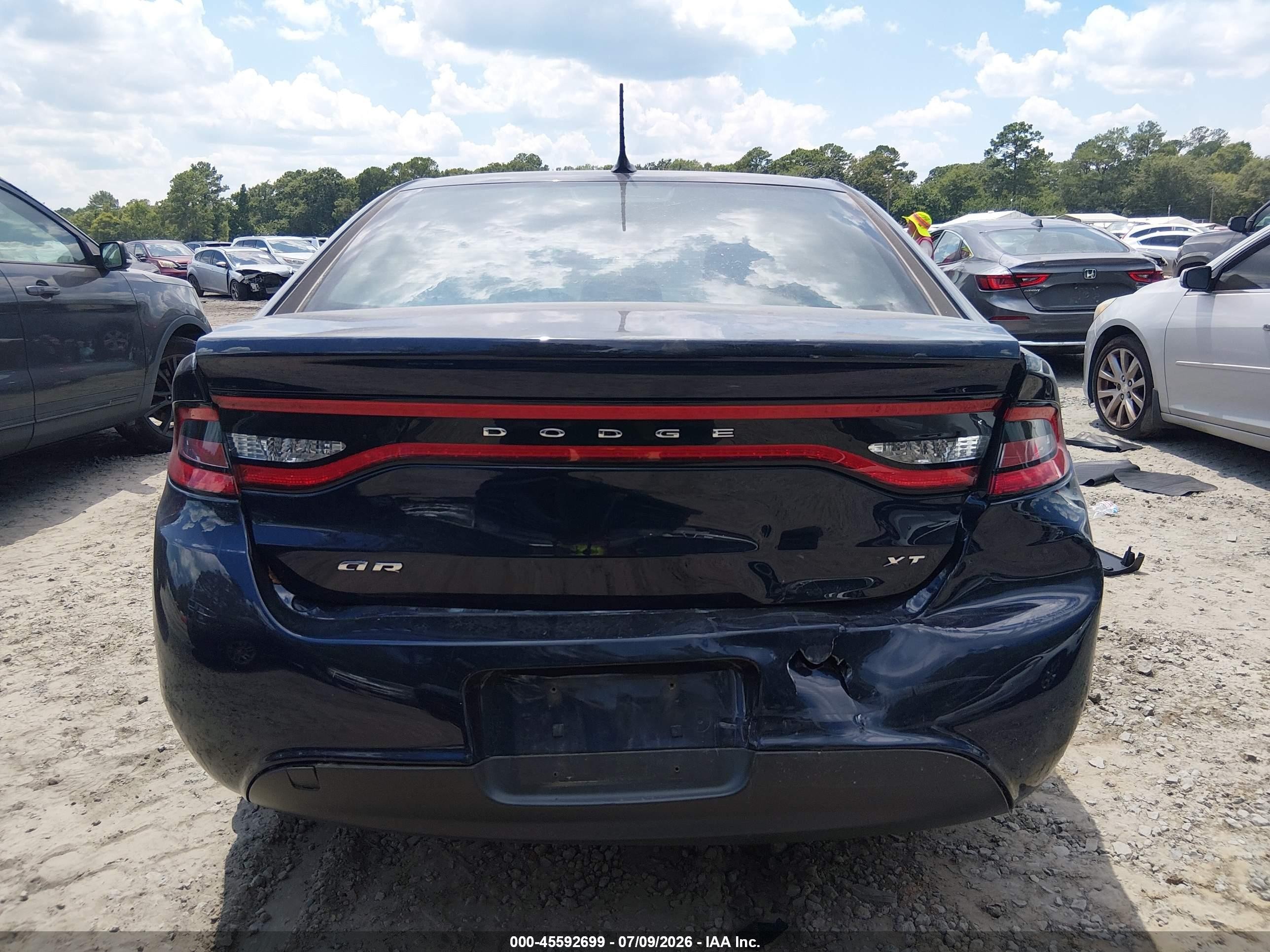 2013 Dodge Dart Sxt Blue vin: 1C3CDFBAXDD194615
