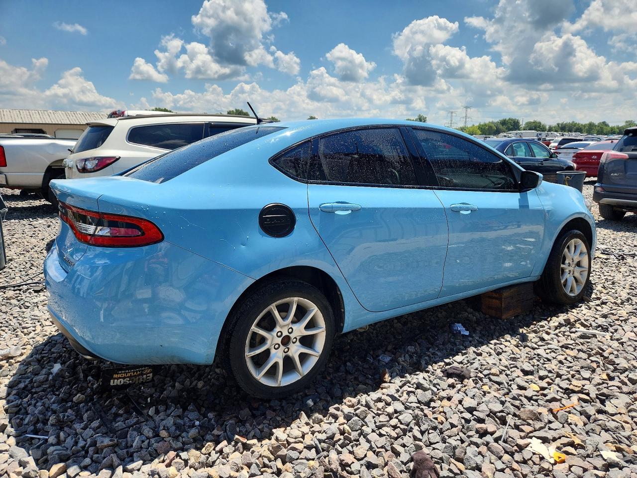 2013 Dodge Dart Sxt Blue vin: 1C3CDFBAXDD202180