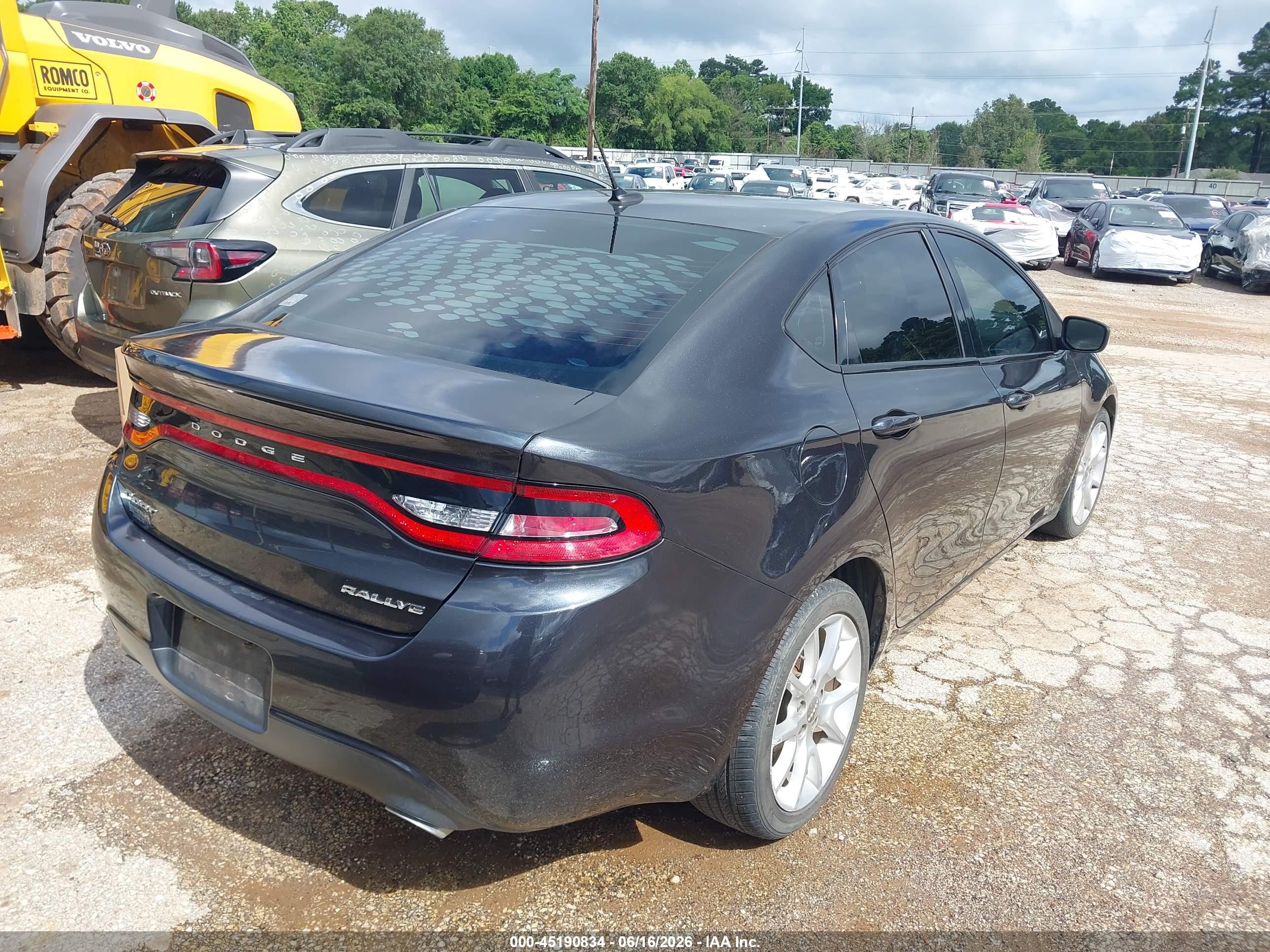 2013 Dodge Dart Rallye Blue vin: 1C3CDFBAXDD259043