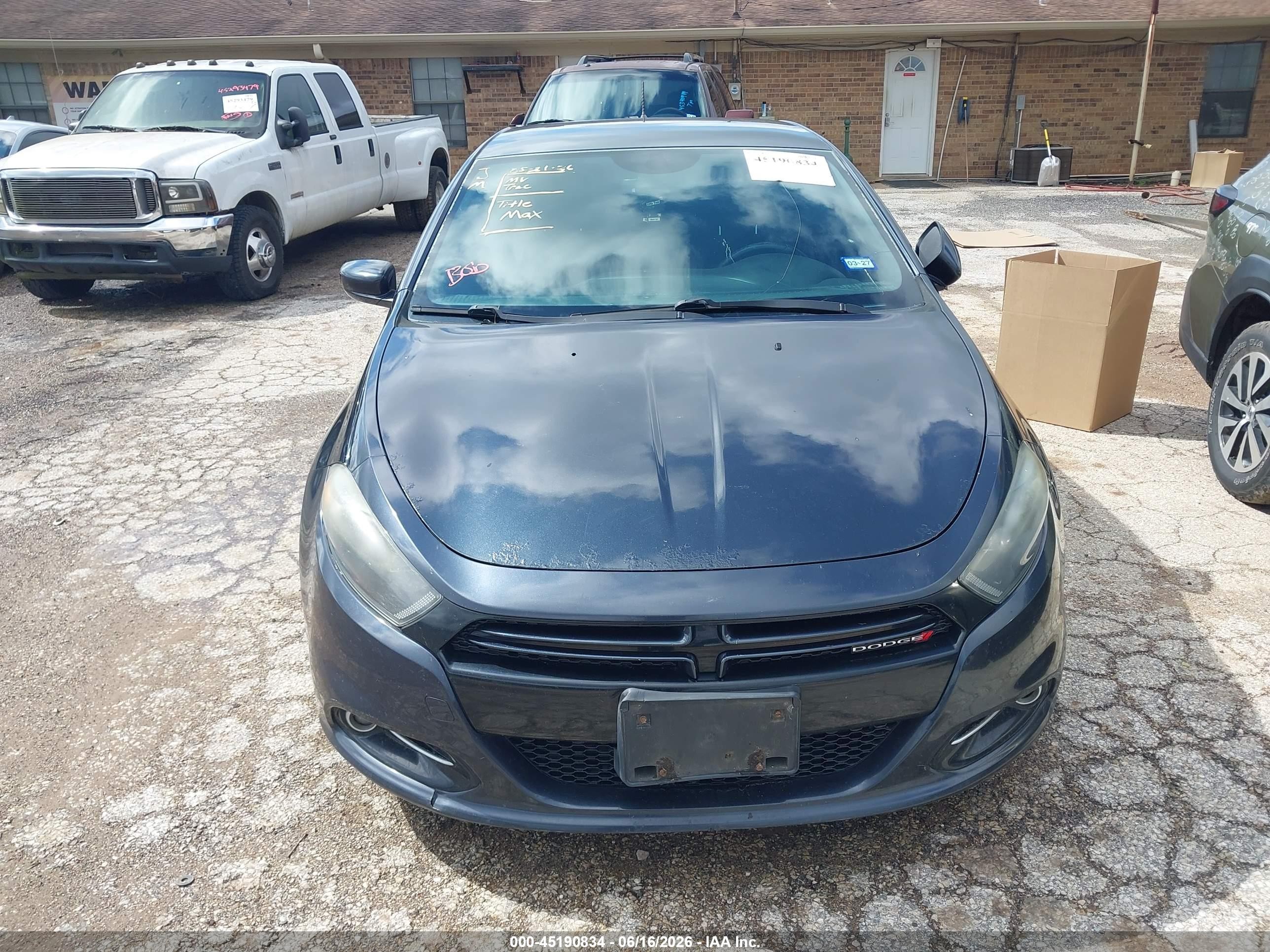 2013 Dodge Dart Rallye Blue vin: 1C3CDFBAXDD259043