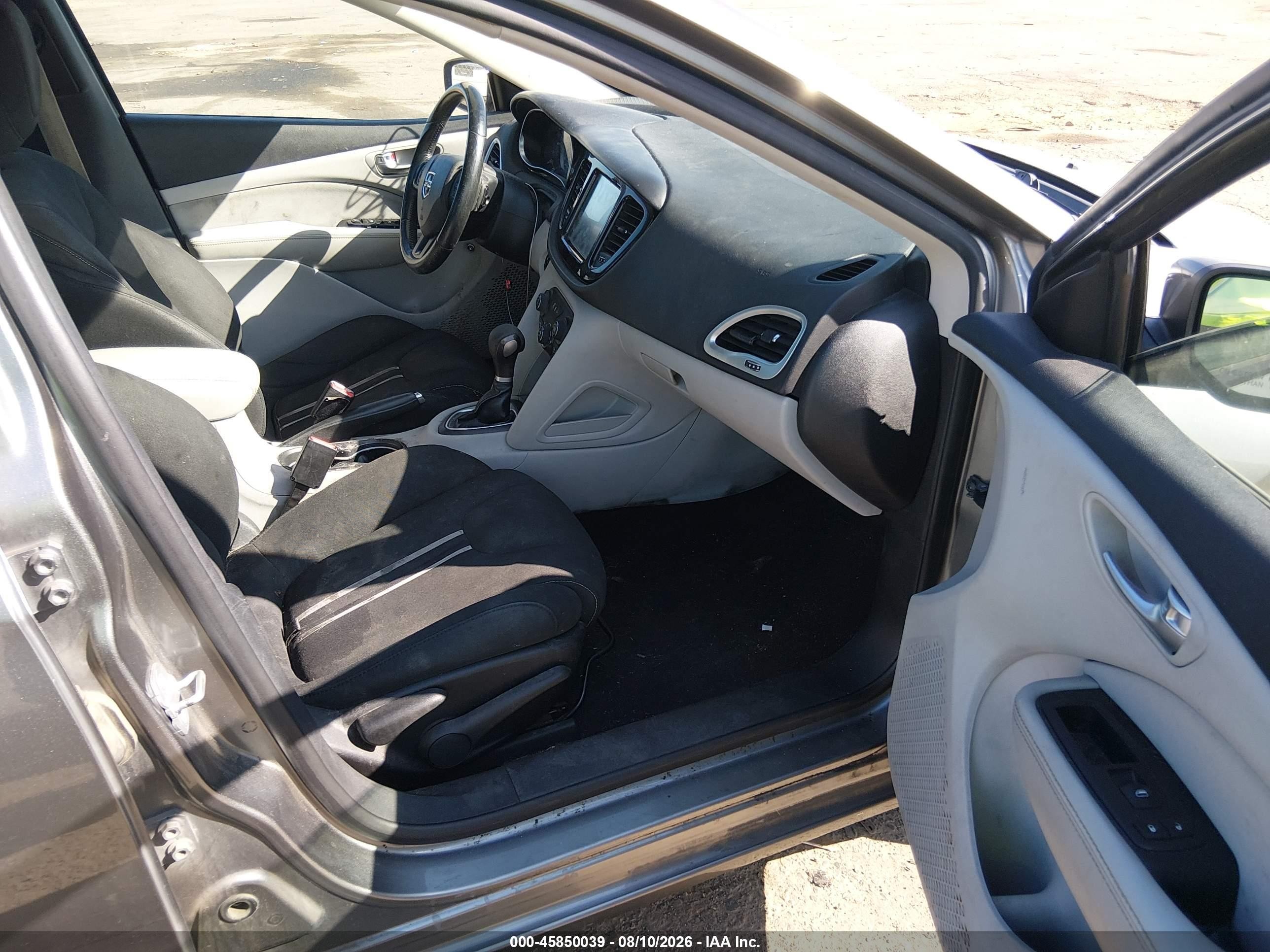 2013 Dodge Dart Sxt Gray vin: 1C3CDFBAXDD288106