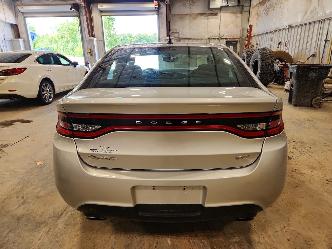 2013 Dodge Dart Sxt Silver vin: 1C3CDFBAXDD288607
