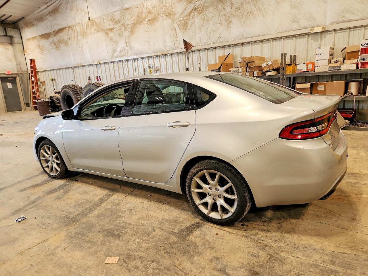 2013 Dodge Dart Sxt Silver vin: 1C3CDFBAXDD288607