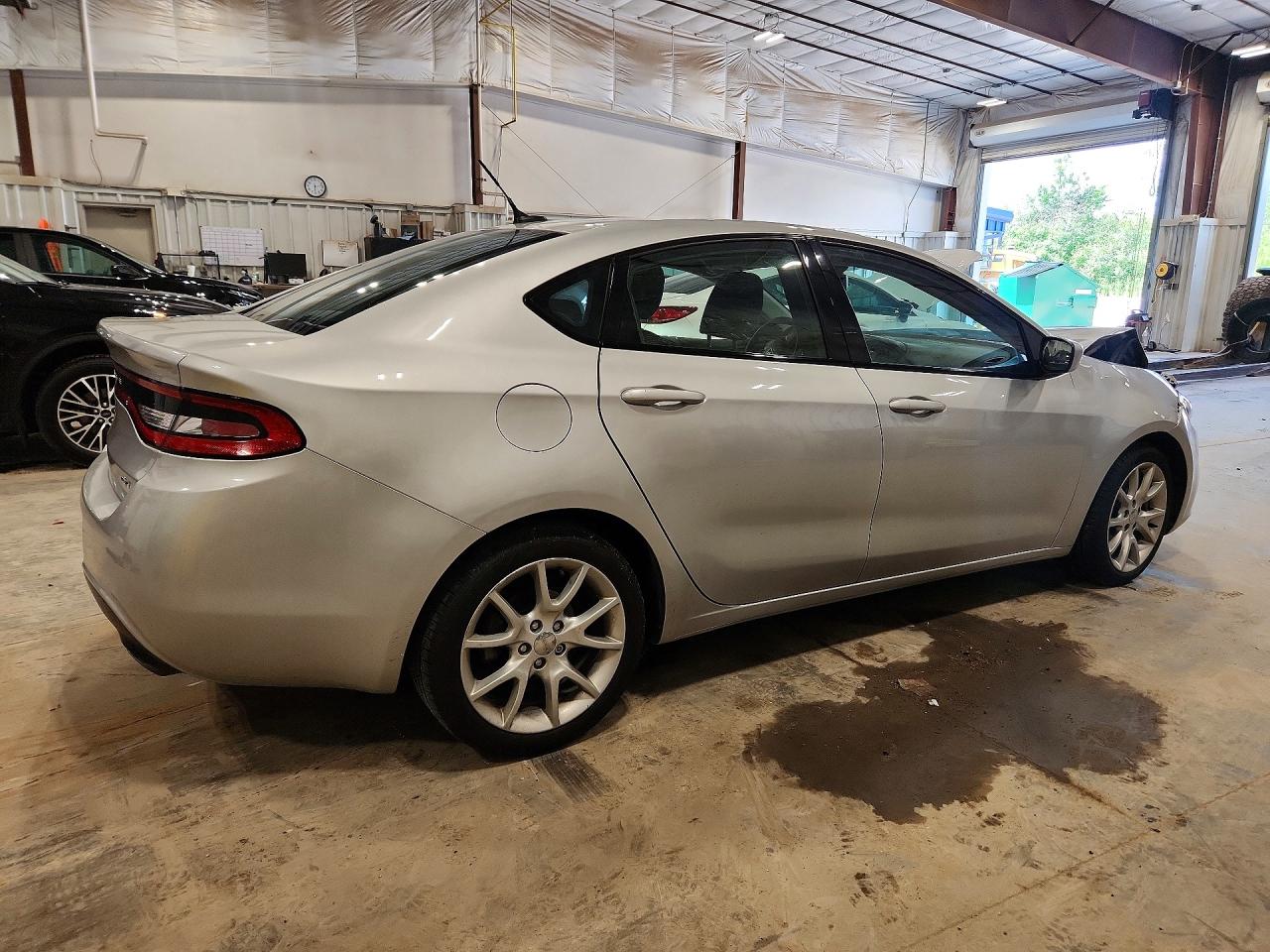 2013 Dodge Dart Sxt Silver vin: 1C3CDFBAXDD288607