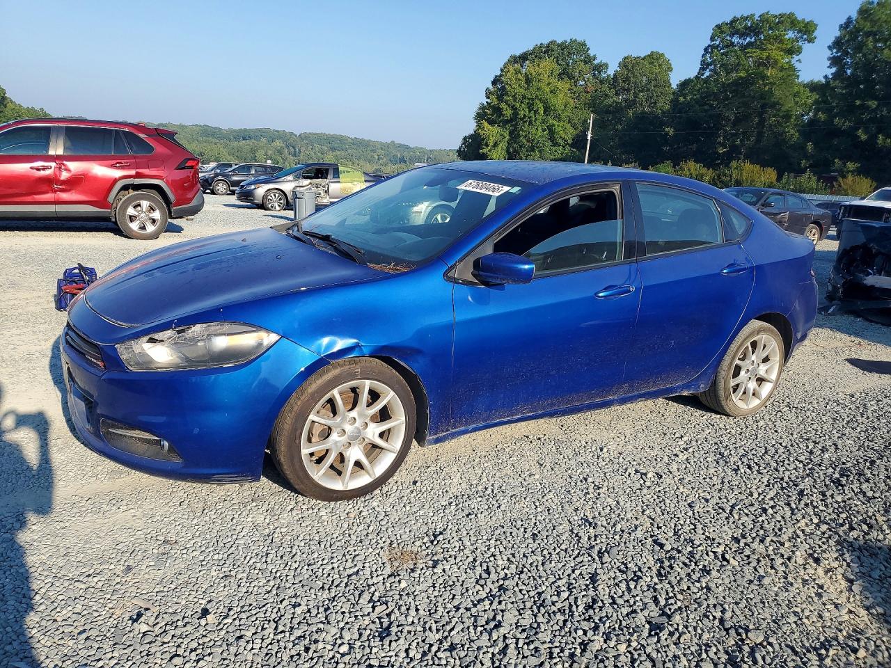 2013 Dodge Dart Sxt Blue vin: 1C3CDFBAXDD302277