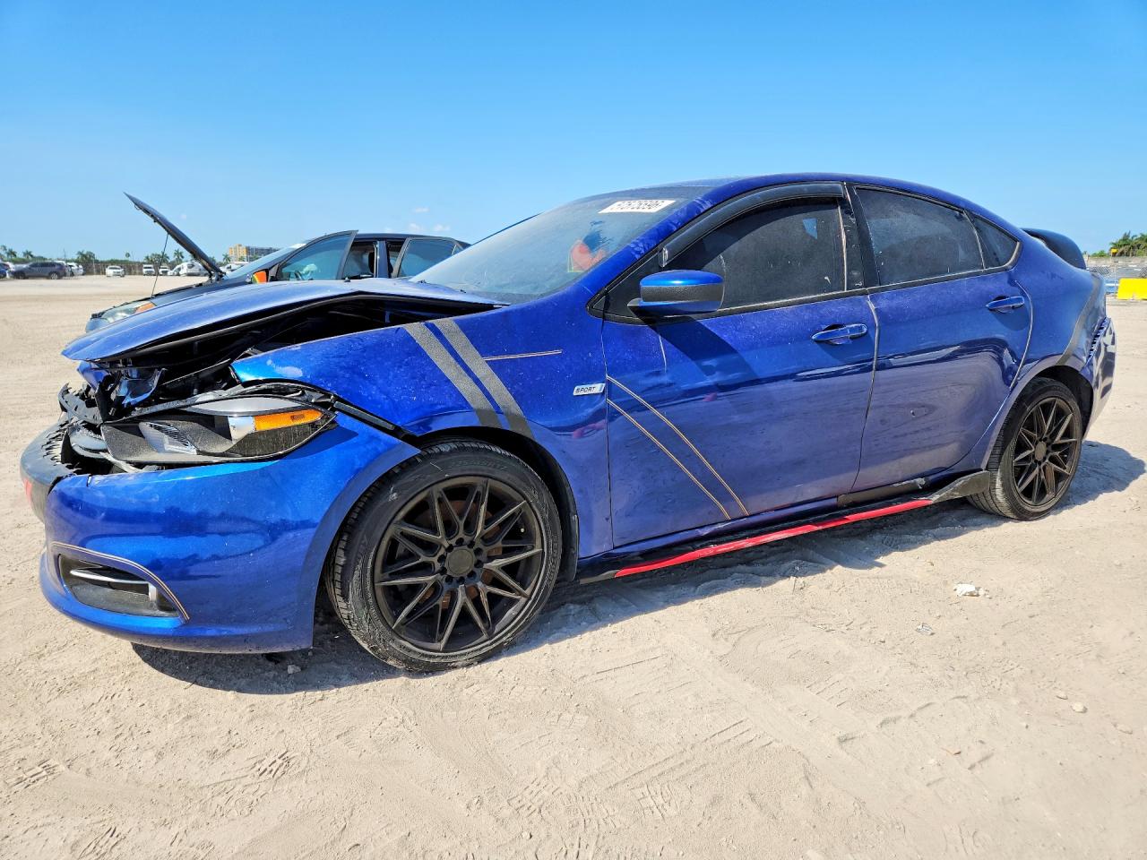 2013 Dodge Dart Sxt Blue vin: 1C3CDFBAXDD332833