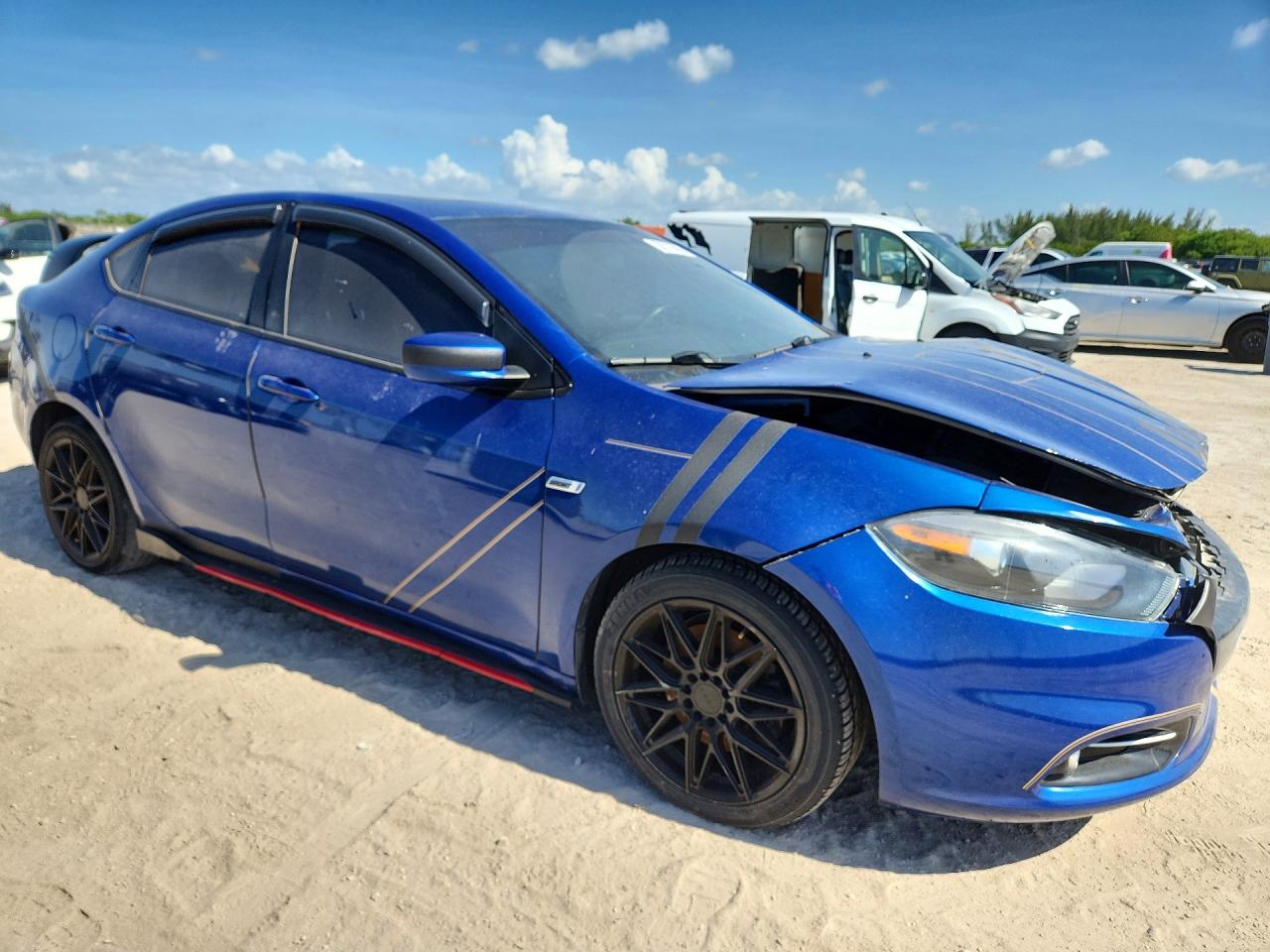 2013 Dodge Dart Sxt Blue vin: 1C3CDFBAXDD332833