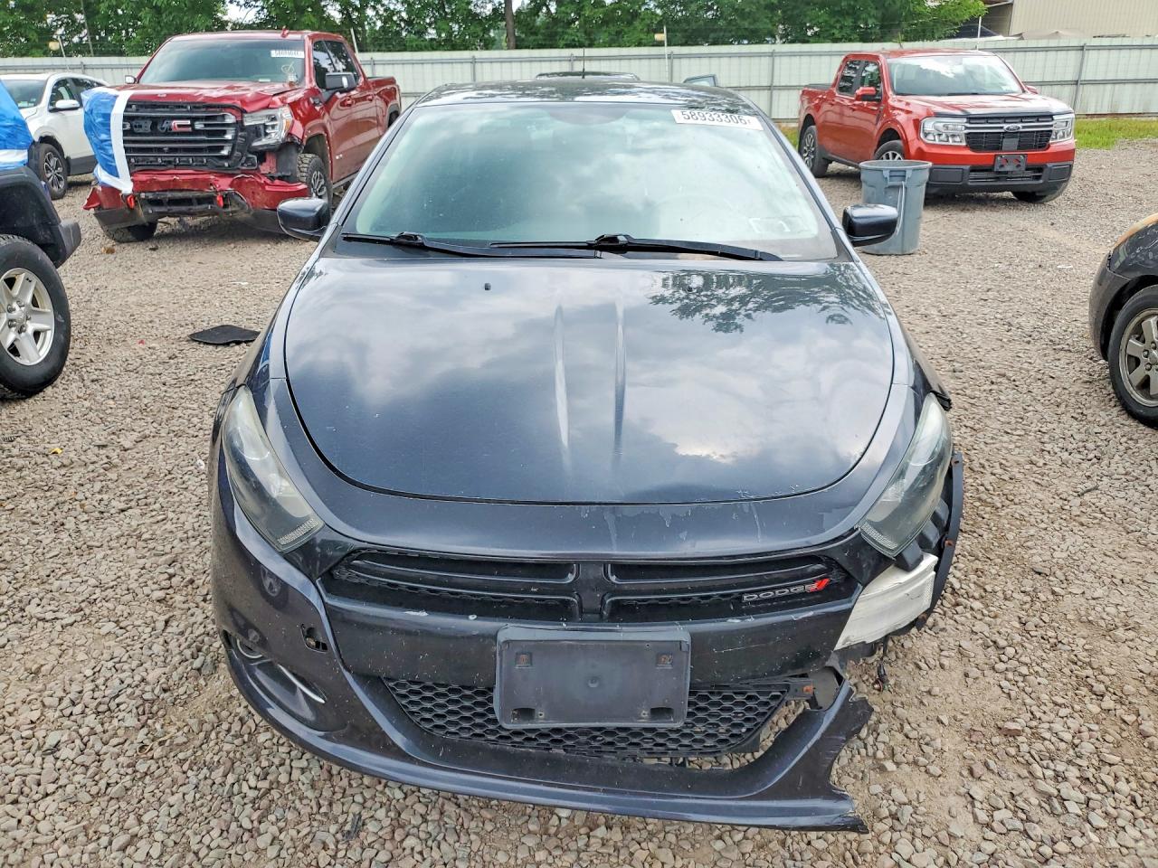 2013 Dodge Dart Sxt Gray vin: 1C3CDFBAXDD336378