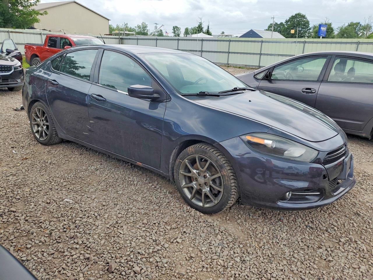 2013 Dodge Dart Sxt Gray vin: 1C3CDFBAXDD336378
