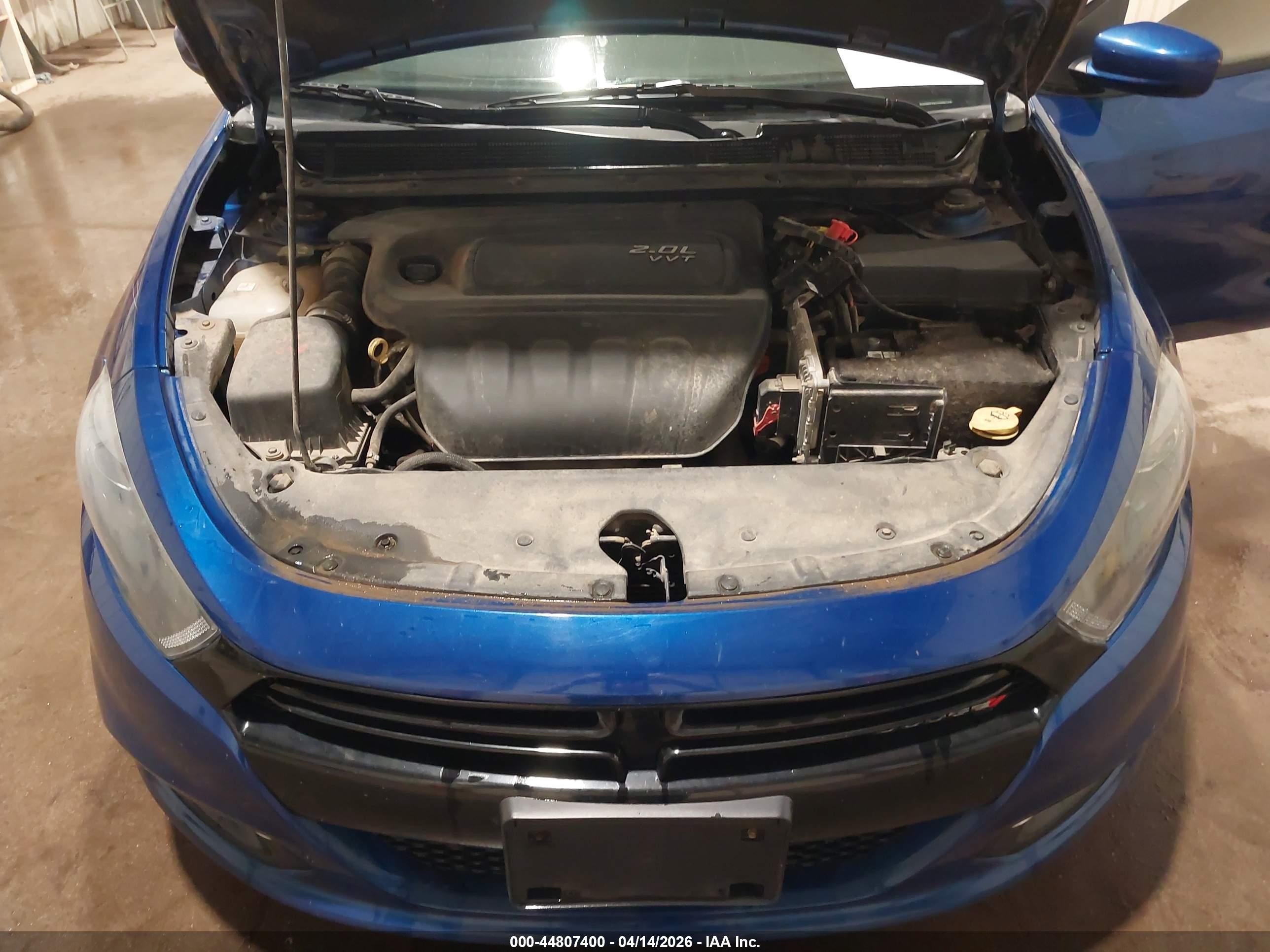 2013 Dodge Dart Sxt Blue vin: 1C3CDFBAXDD347803