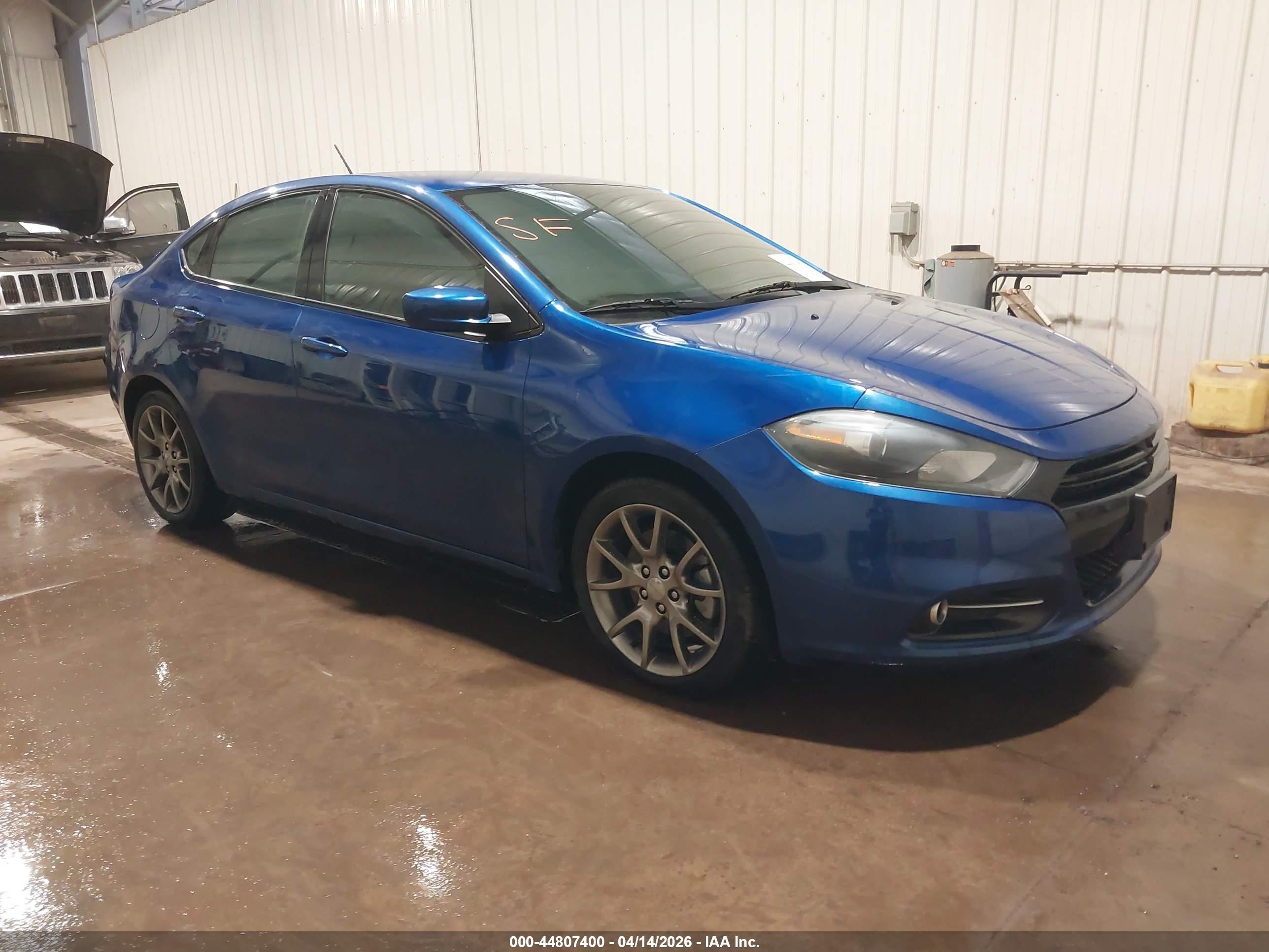 2013 Dodge Dart Sxt Blue vin: 1C3CDFBAXDD347803