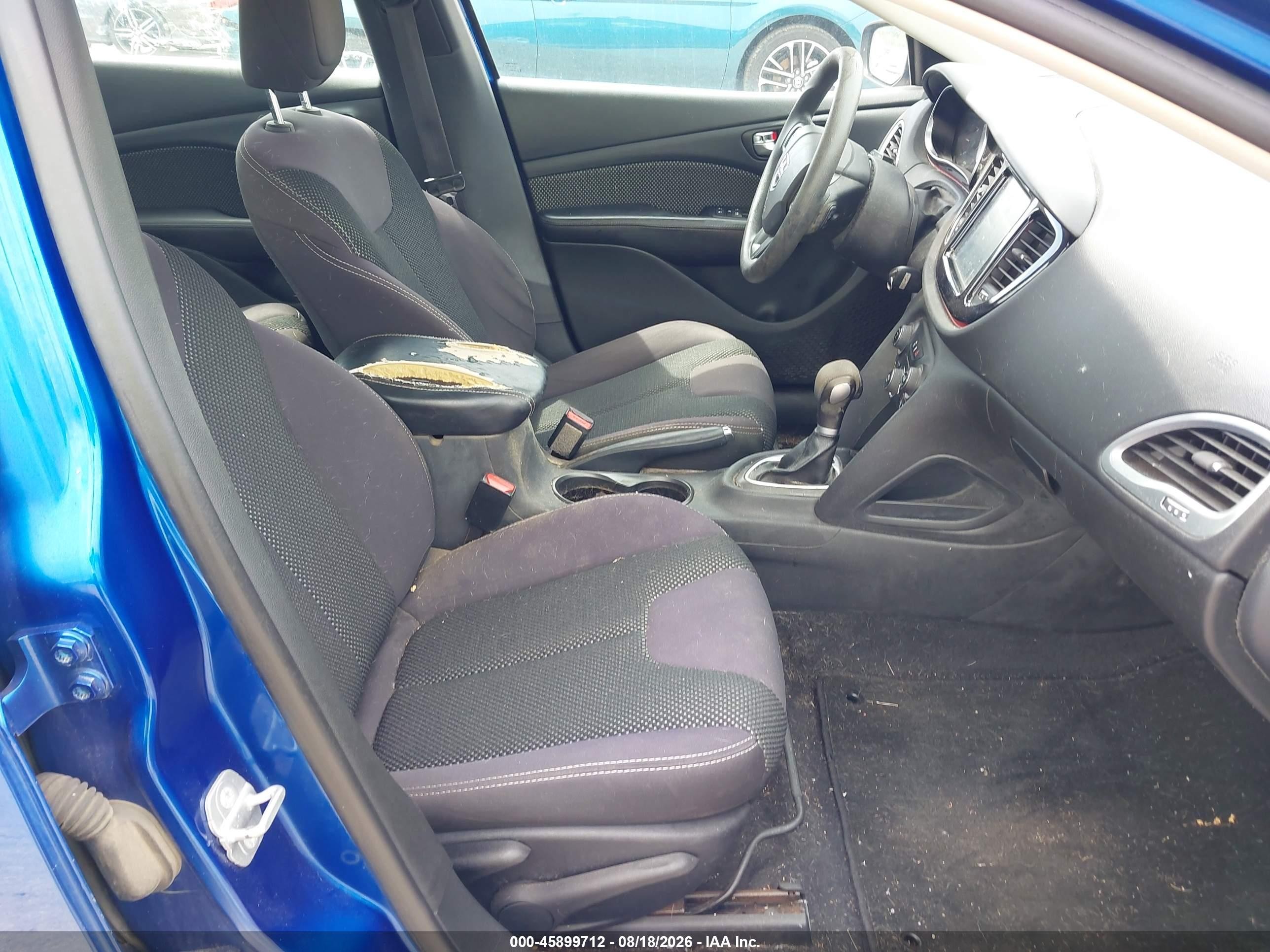 2014 Dodge Dart Sxt Синий vin: 1C3CDFBB0ED677329