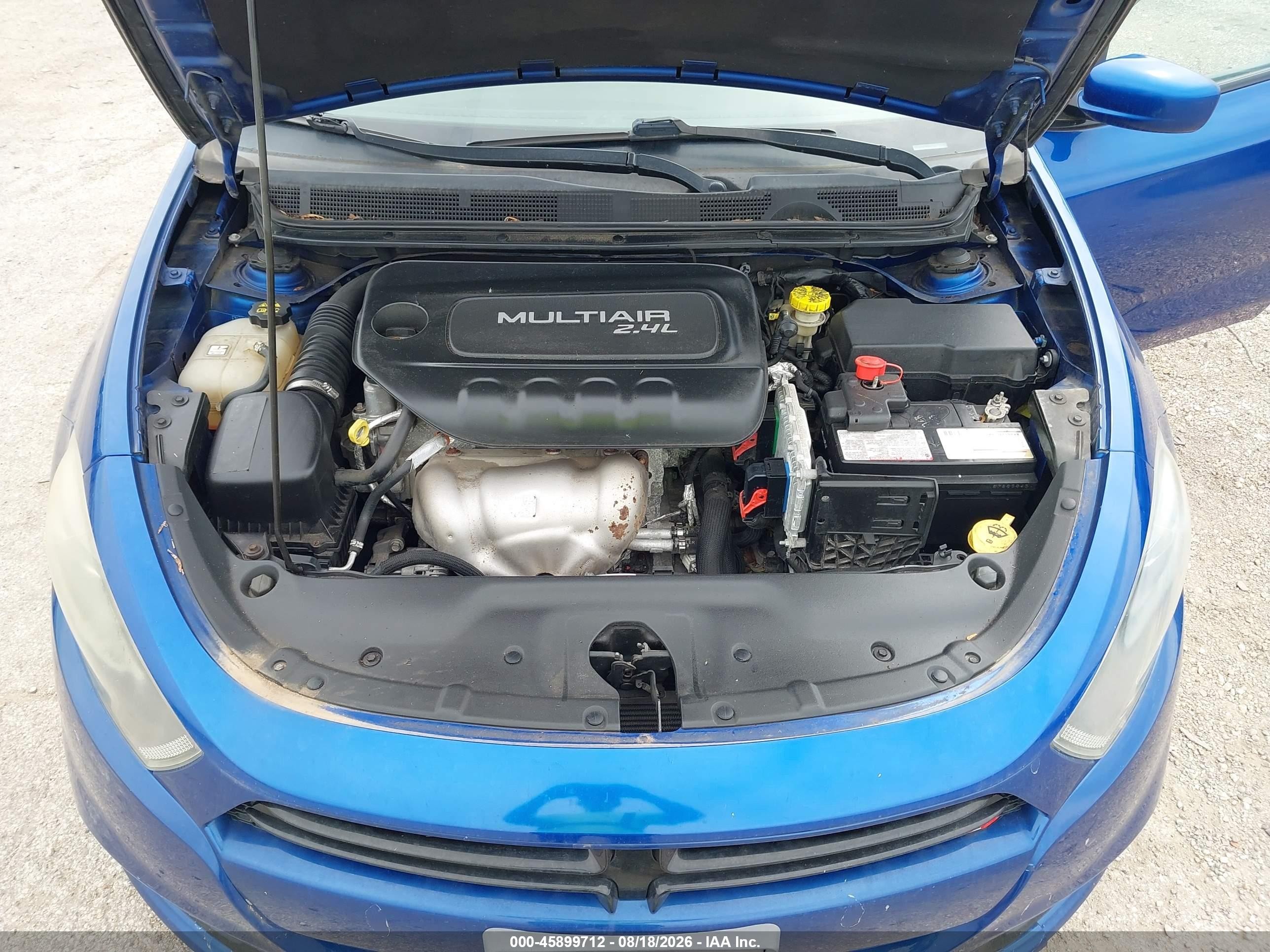 2014 Dodge Dart Sxt Синий vin: 1C3CDFBB0ED677329
