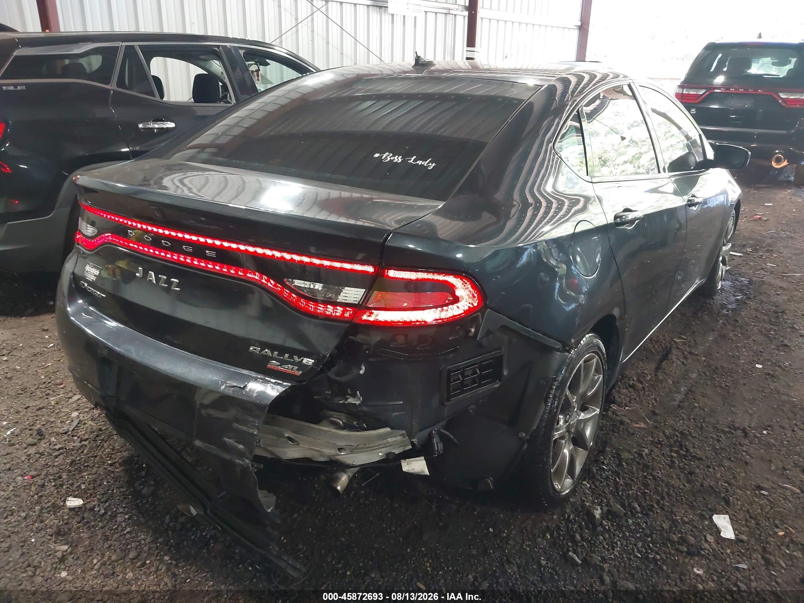 2014 Dodge Dart Sxt Синий vin: 1C3CDFBB0ED721409