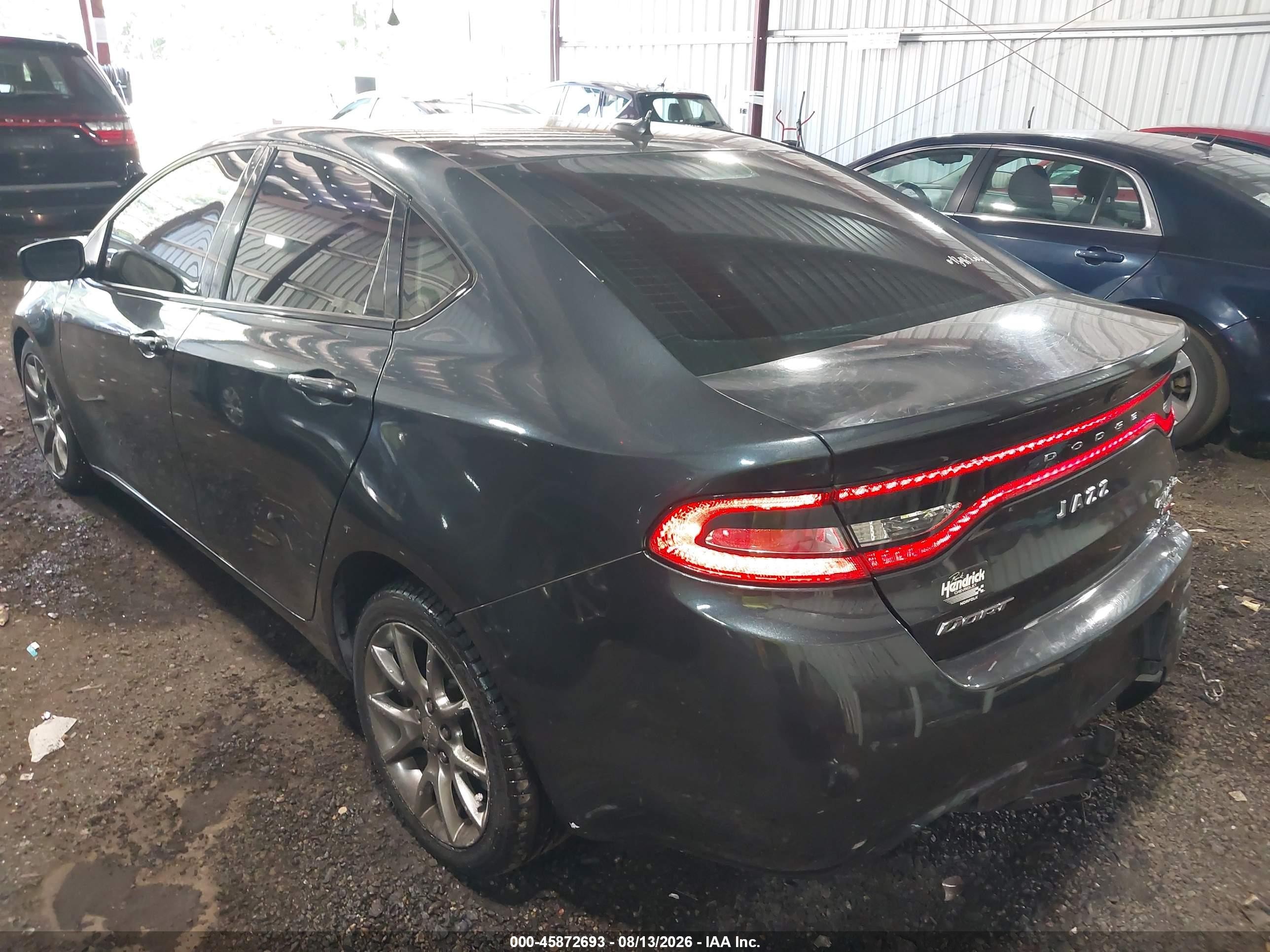 2014 Dodge Dart Sxt Синий vin: 1C3CDFBB0ED721409
