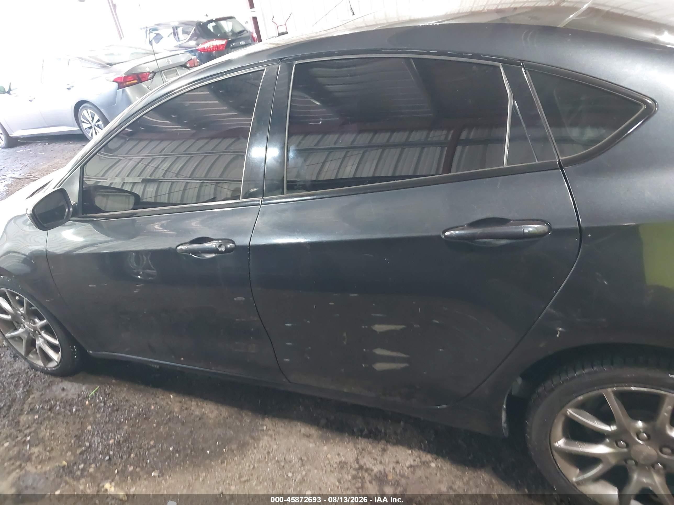 2014 Dodge Dart Sxt Синий vin: 1C3CDFBB0ED721409