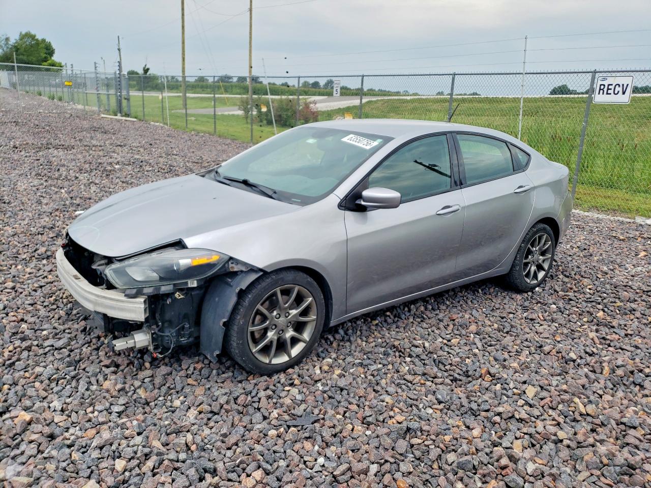2014 Dodge Dart Sxt Gray vin: 1C3CDFBB0ED725282