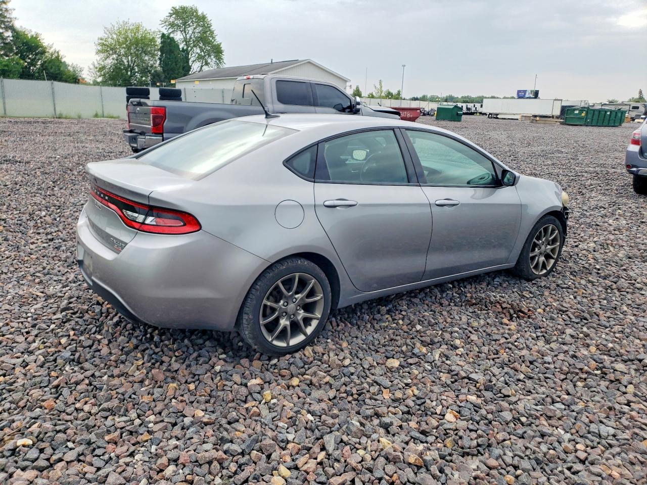2014 Dodge Dart Sxt Gray vin: 1C3CDFBB0ED725282