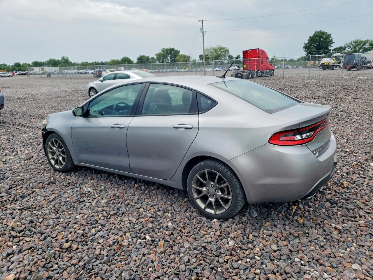 2014 Dodge Dart Sxt Gray vin: 1C3CDFBB0ED725282