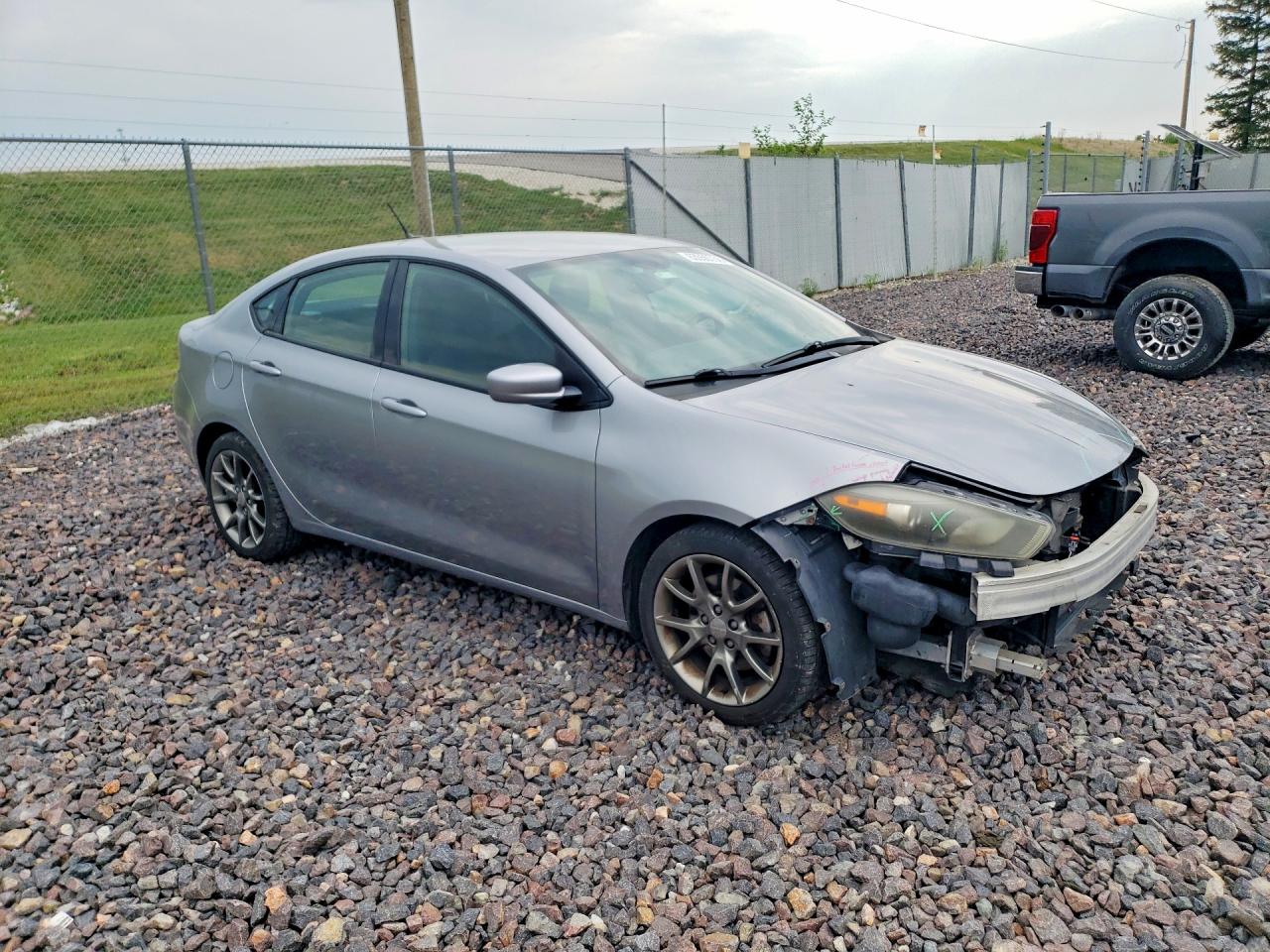 2014 Dodge Dart Sxt Gray vin: 1C3CDFBB0ED725282