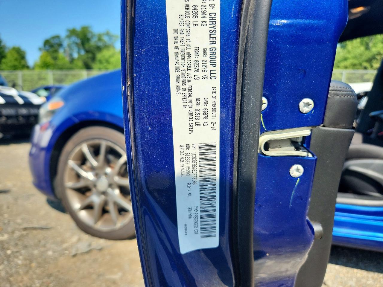2014 Dodge Dart Sxt Blue vin: 1C3CDFBB0ED773106
