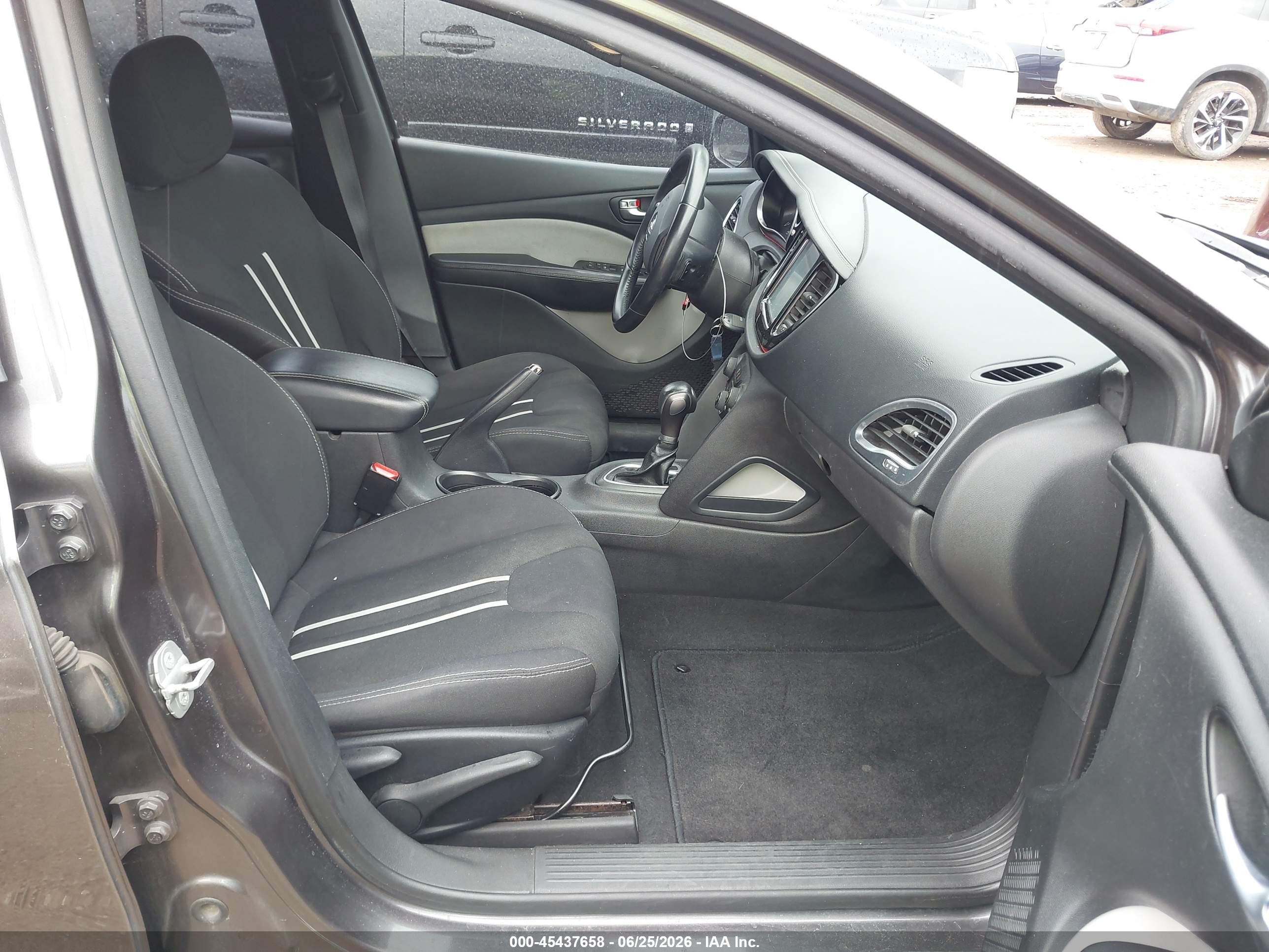 2014 Dodge Dart Sxt Gray vin: 1C3CDFBB0ED860939