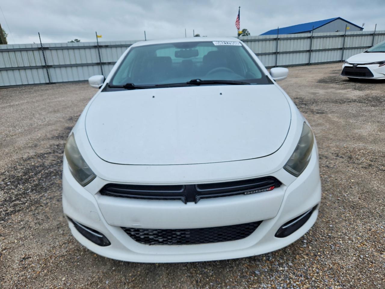 2014 Dodge Dart Sxt White vin: 1C3CDFBB0ED877563
